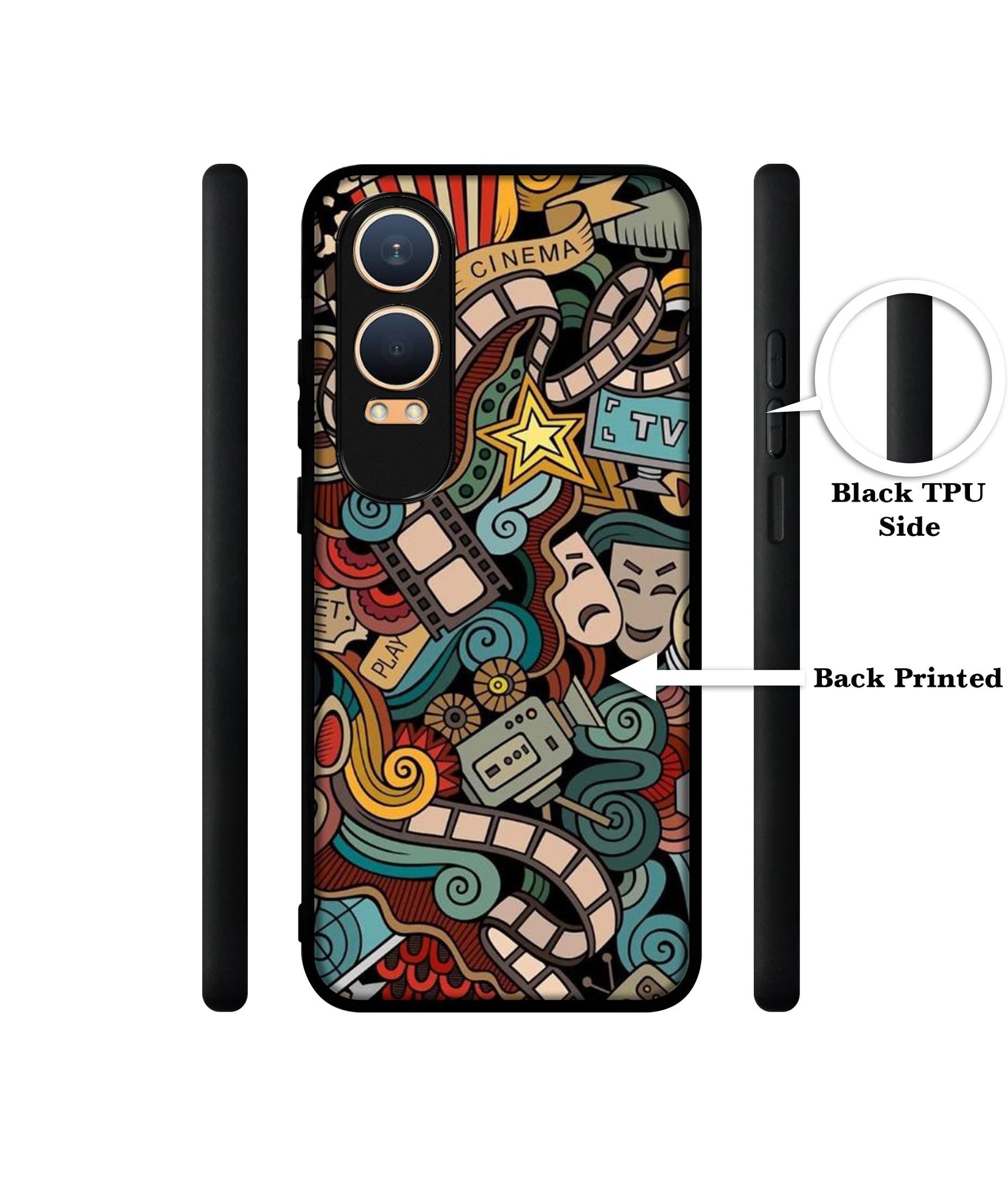Movies Design Designer 2D Printed Back Case Cover for OnePlus Nord CE4 Lite 5G