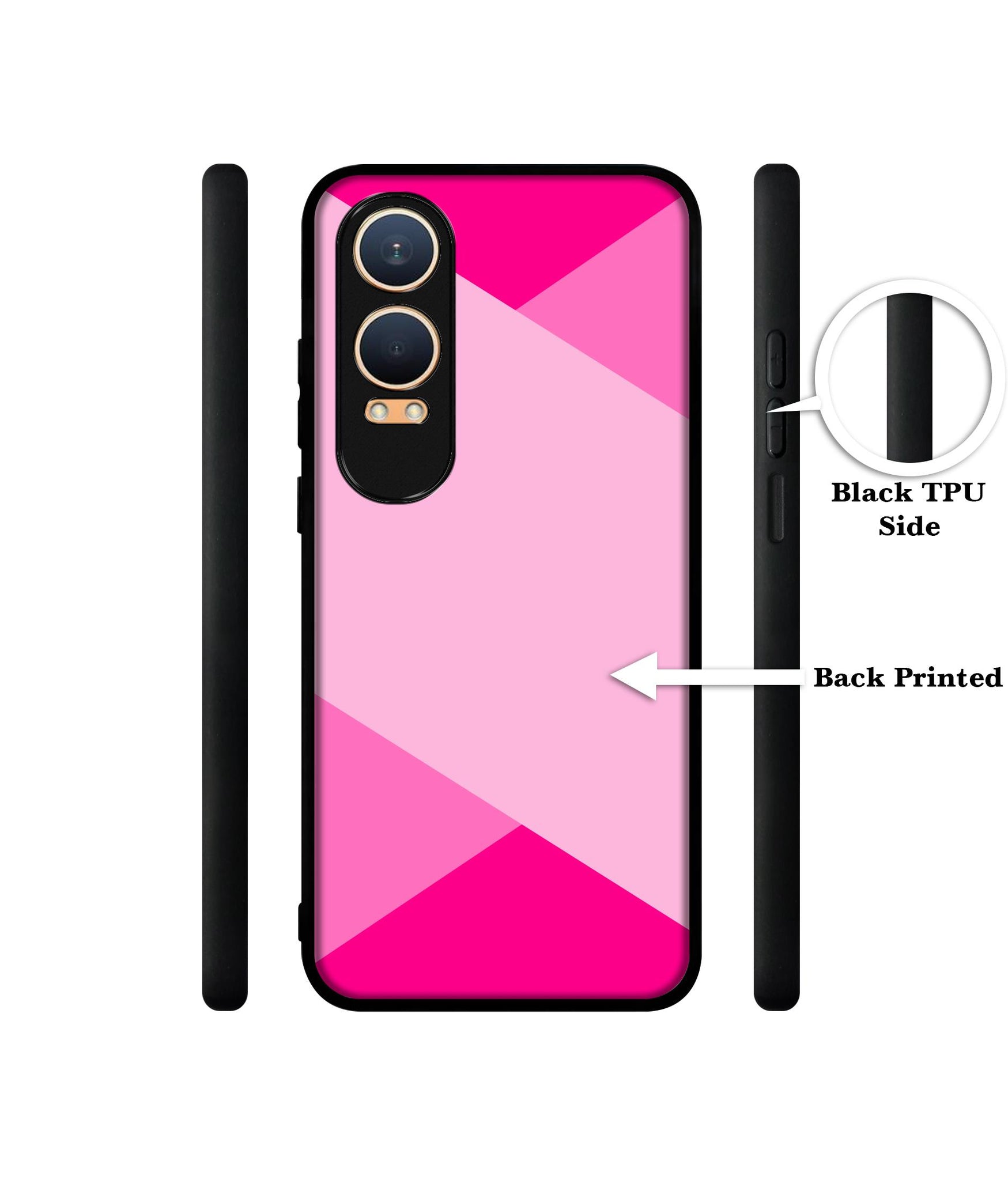 Pink Cross Vector Design Designer 2D Printed Back Case Cover for OnePlus Nord CE4 Lite 5G