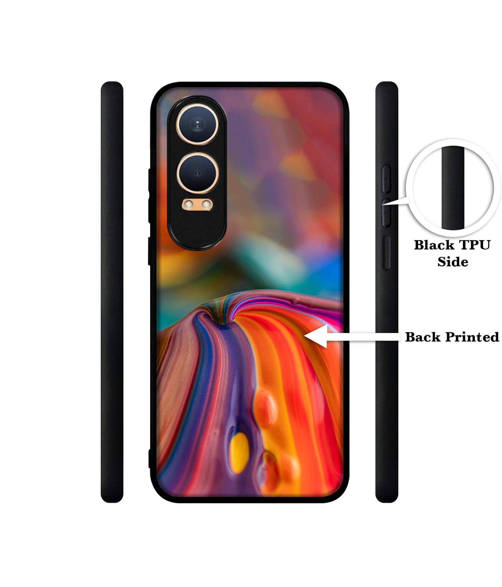 Rainbow Colors Designer 2D Printed Back Case Cover for OnePlus Nord CE4 Lite 5G