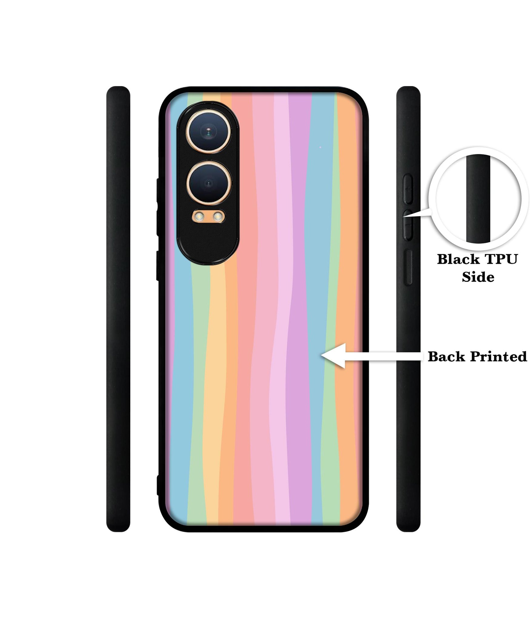 Cool Rainbow Design Designer 2D Printed Back Case Cover for OnePlus Nord CE4 Lite 5G