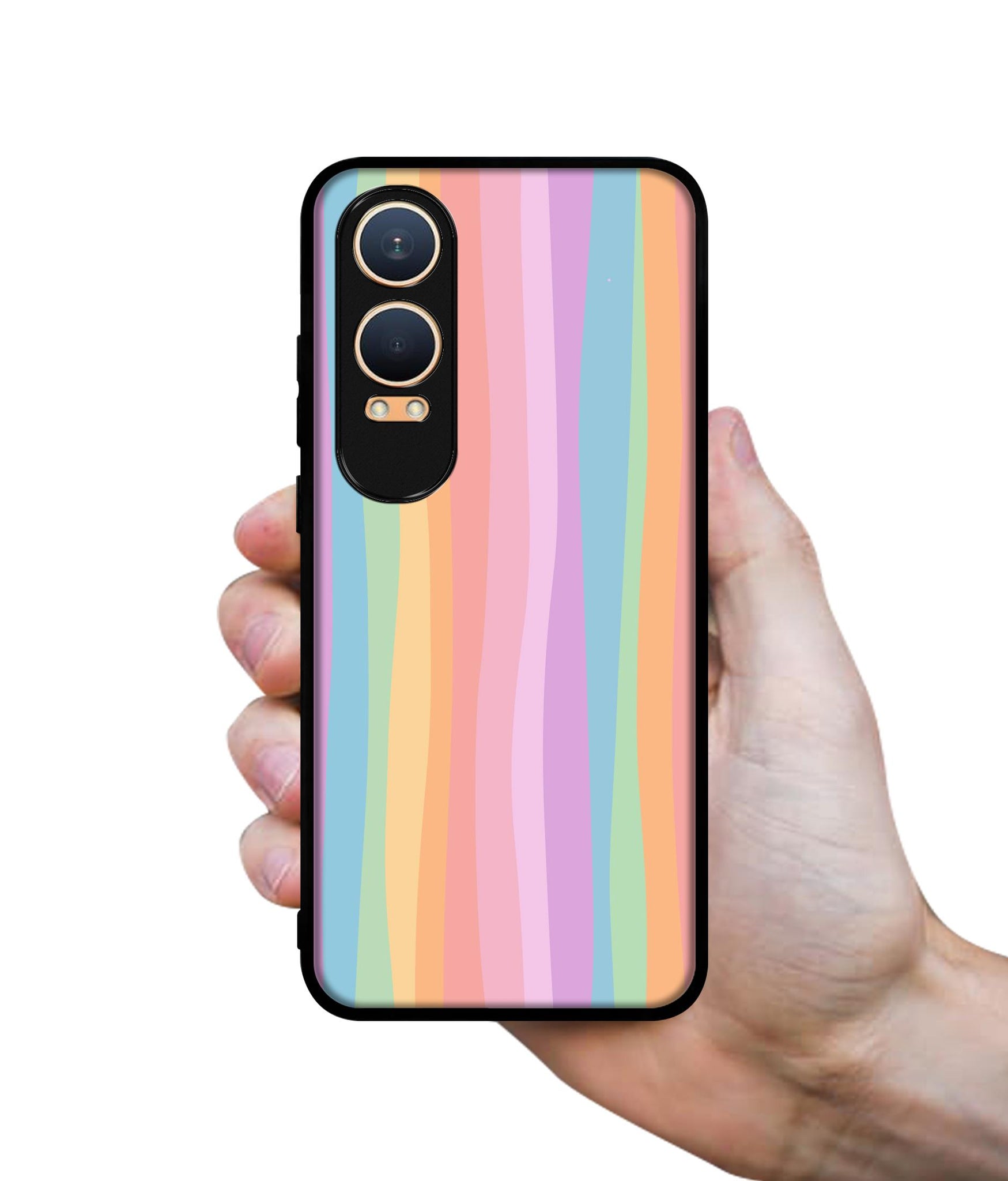 Cool Rainbow Design Designer 2D Printed Back Case Cover for OnePlus Nord CE4 Lite 5G
