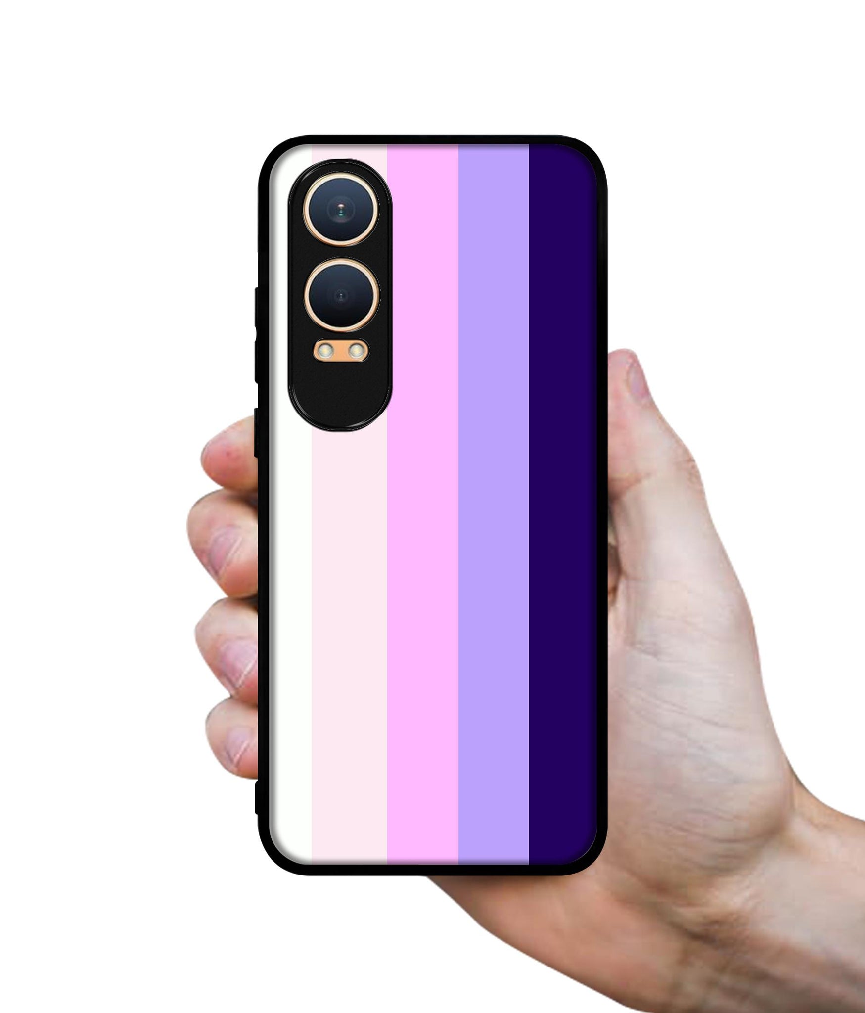 Pink and Purple Lines Design Designer 2D Printed Back Case Cover for OnePlus Nord CE4 Lite 5G