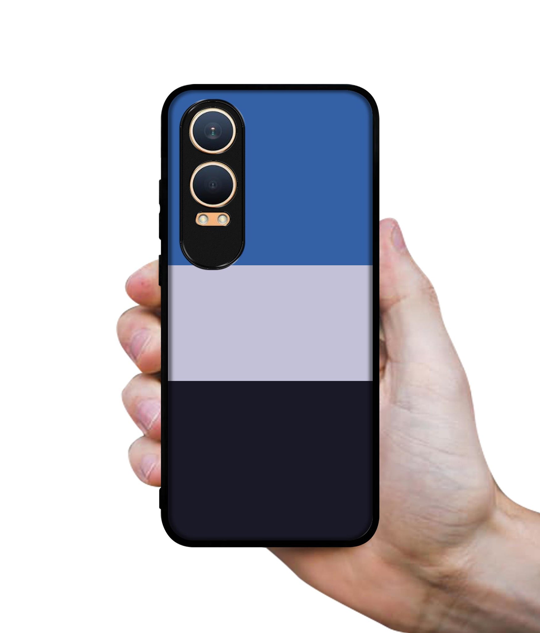 Three Color Stripes Design Designer 2D Printed Back Case Cover for OnePlus Nord CE4 Lite 5G