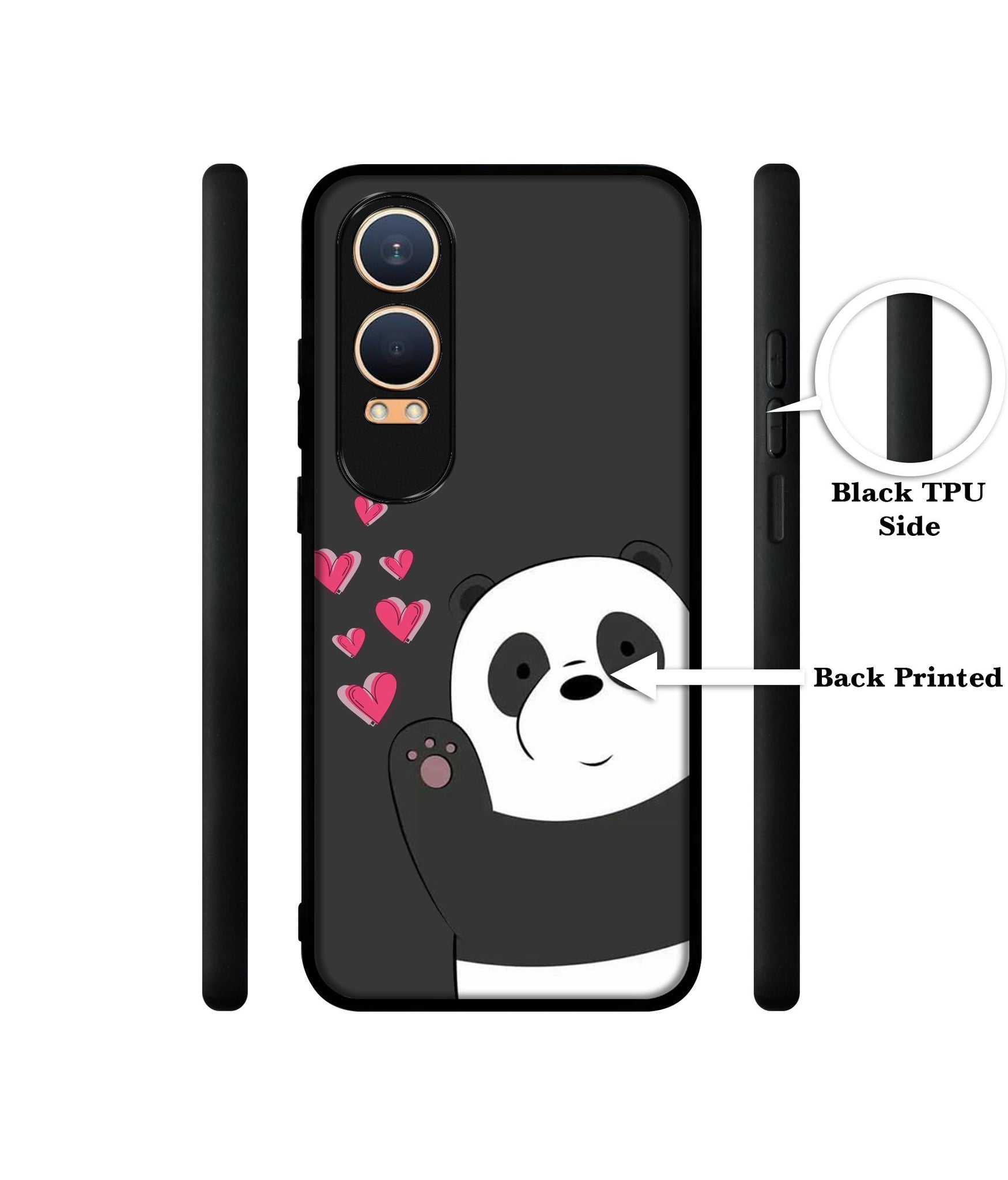 Love Panda Design Designer 2D Printed Back Case Cover for OnePlus Nord CE4 Lite 5G