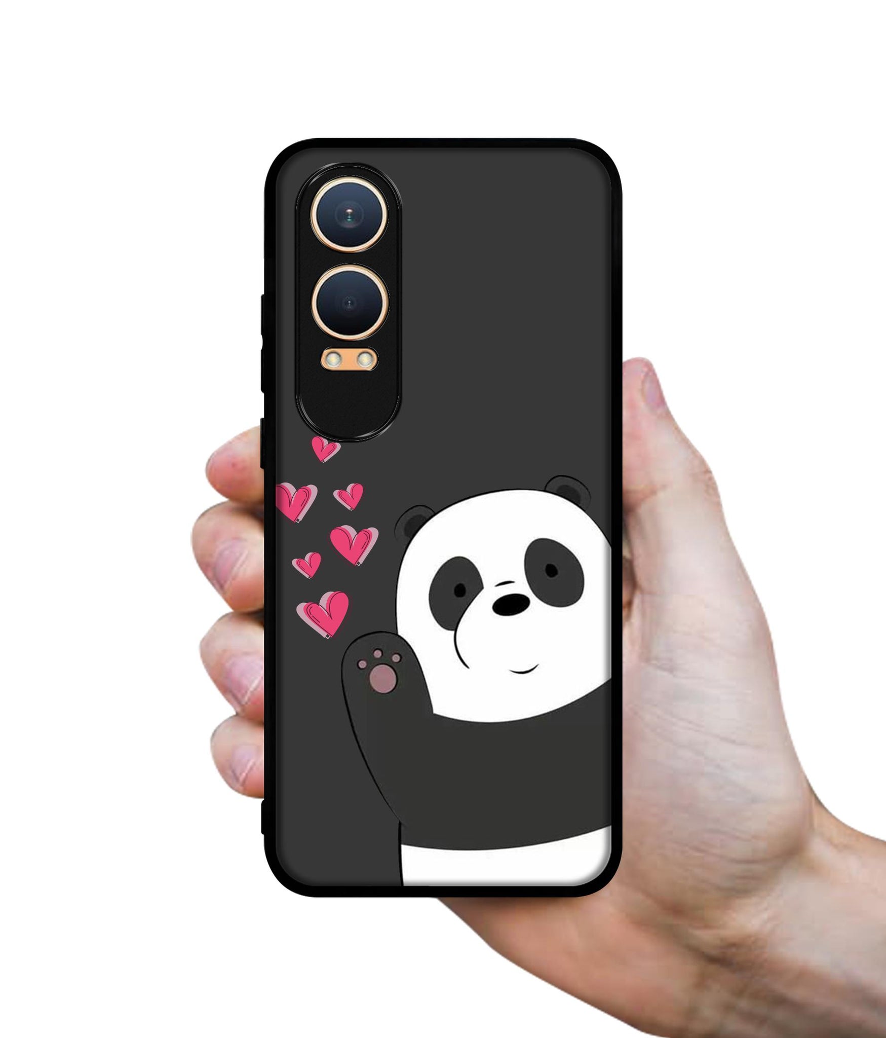 Love Panda Design Designer 2D Printed Back Case Cover for OnePlus Nord CE4 Lite 5G