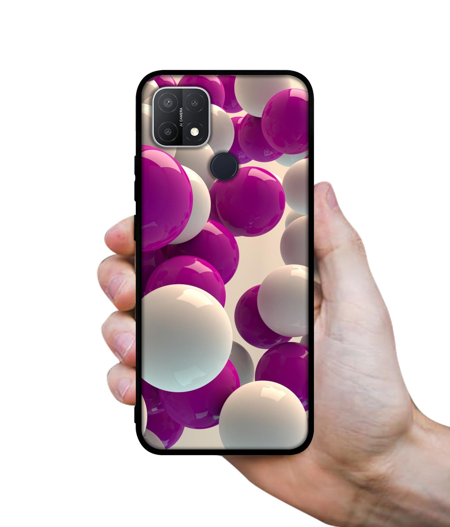 3D Balloons Design Designer 2D Printed Back Case Cover for Oppo A15 4G / A15s 4G