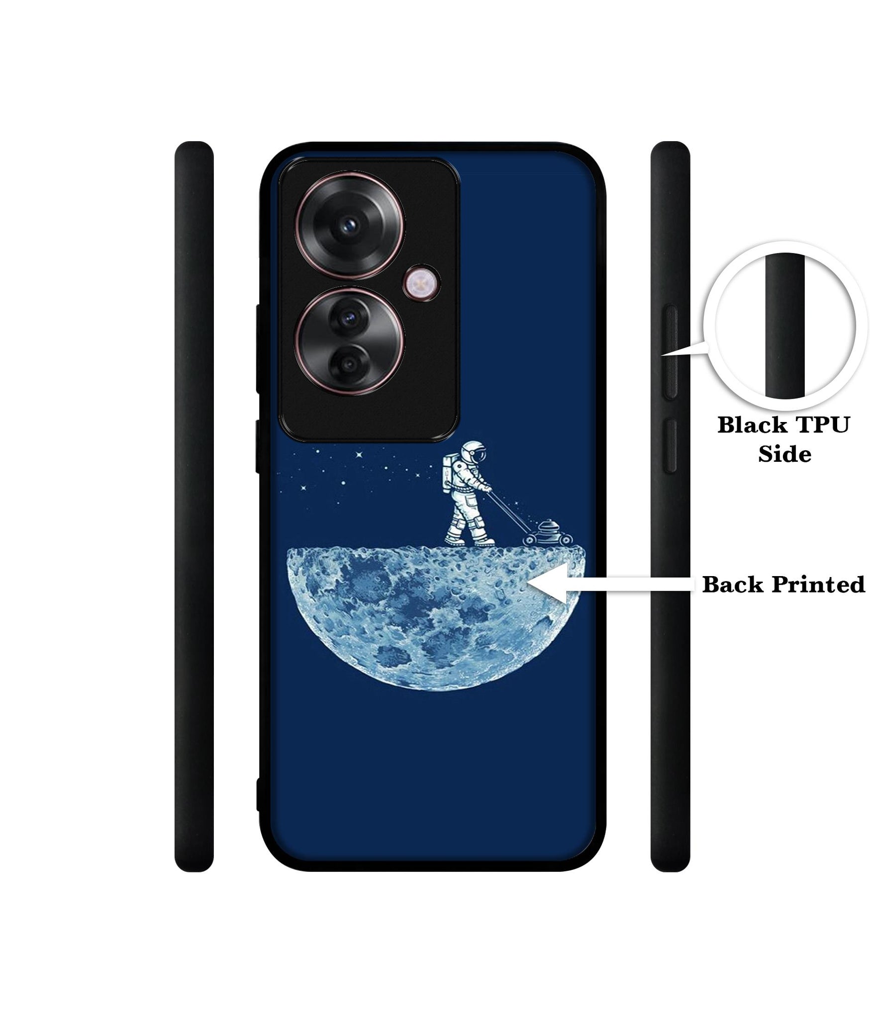 Moon Walk Design Designer 2D Printed Back Case Cover for Oppo F25 Pro 5G / Reno 11F 5G