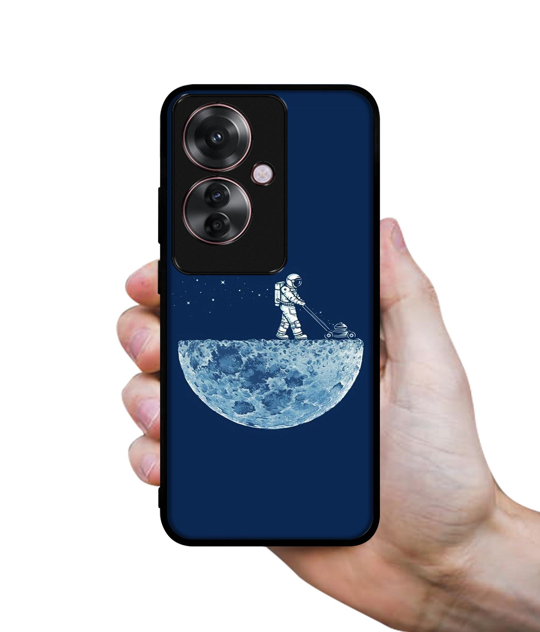 Moon Walk Design Designer 2D Printed Back Case Cover for Oppo F25 Pro 5G / Reno 11F 5G