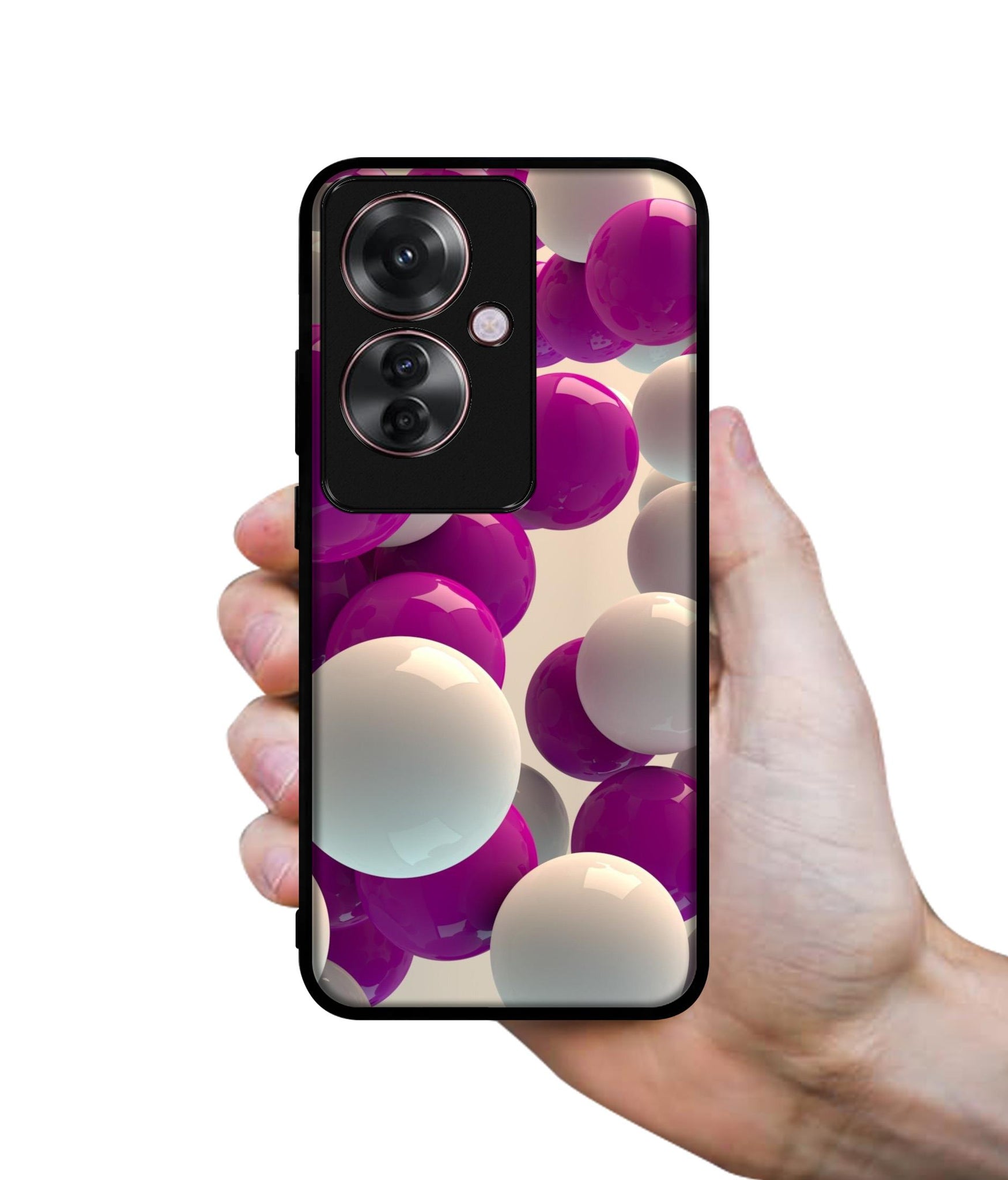 3D Balloons Design Designer 2D Printed Back Case Cover for Oppo F25 Pro 5G / Reno 11F 5G