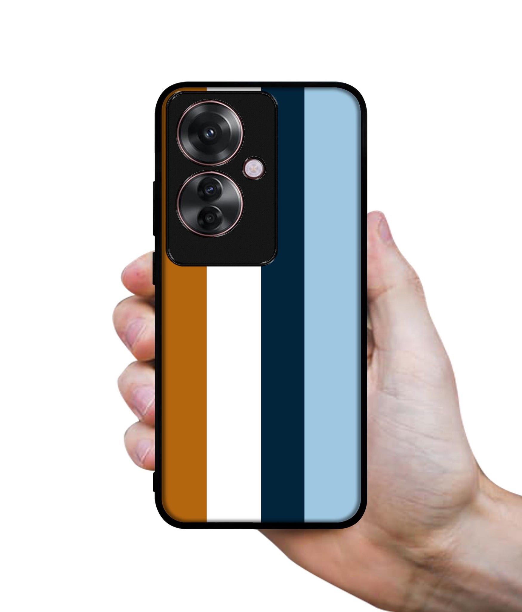 Color Stripes Design Designer 2D Printed Back Case Cover for Oppo F25 Pro 5G / Reno 11F 5G