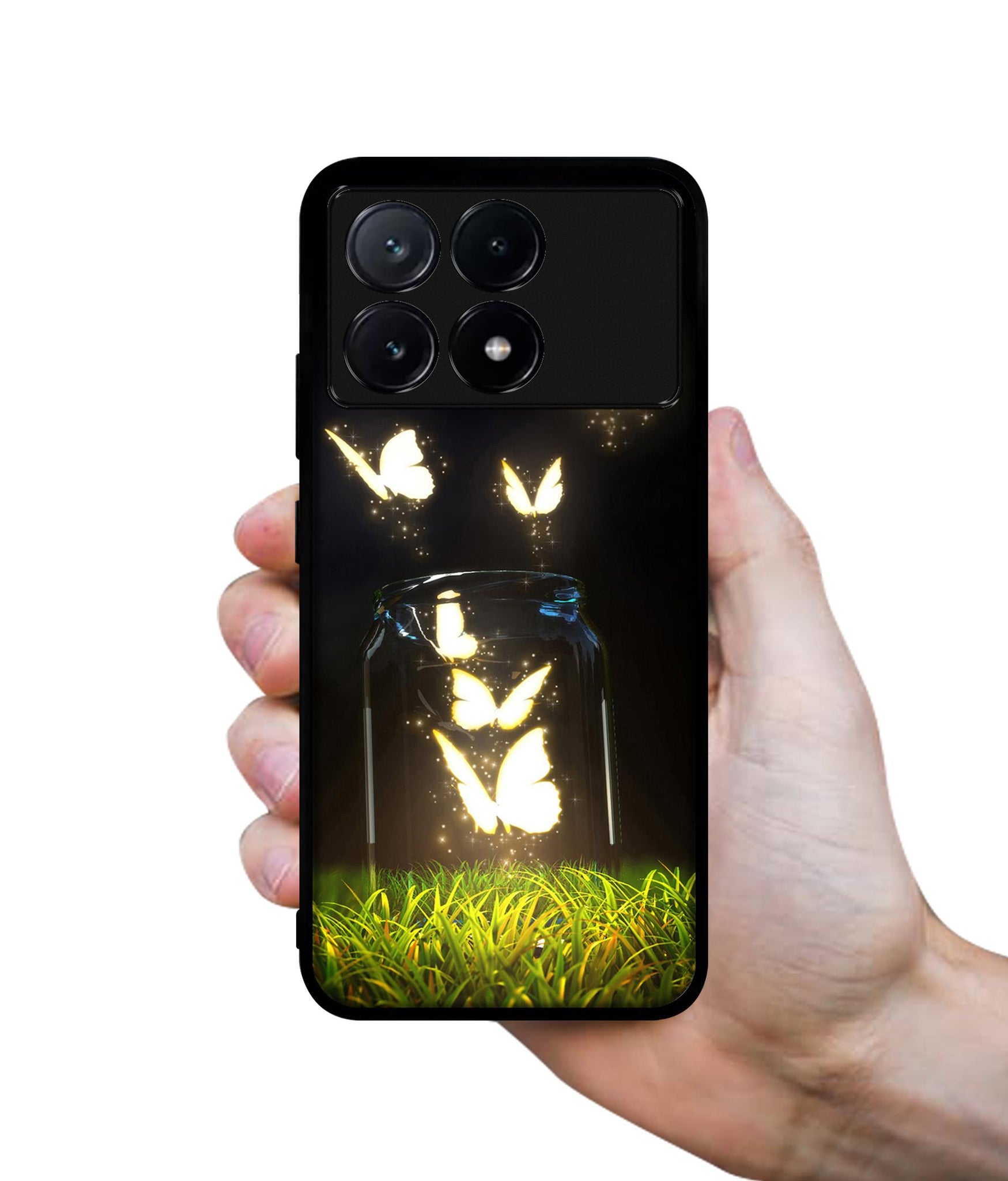 Butterfly Design Designer 2D Printed Back Case Cover for Poco X6 Pro 5G / Mi Redmi K70E 5G