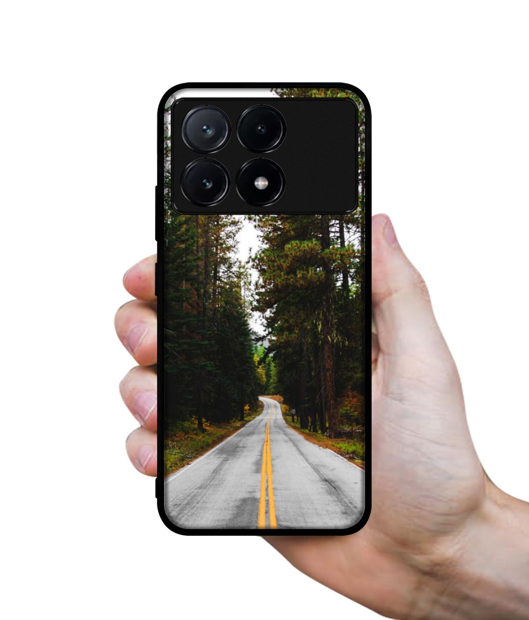 Road Photo Design Designer 2D Printed Back Case Cover for Poco X6 Pro 5G / Mi Redmi K70E 5G