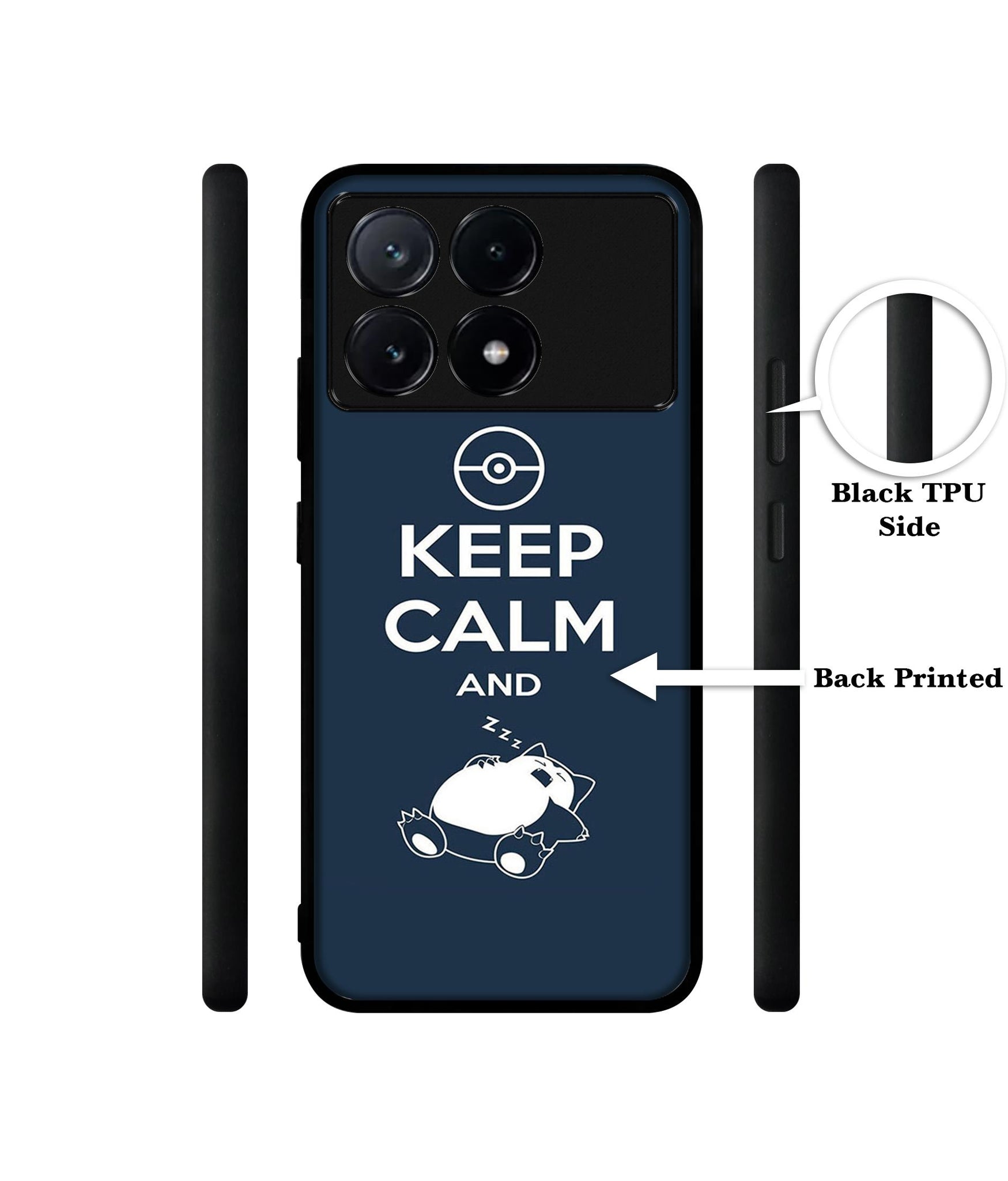 Sleep Pattern Design Designer 2D Printed Back Case Cover for Poco X6 Pro 5G / Mi Redmi K70E 5G