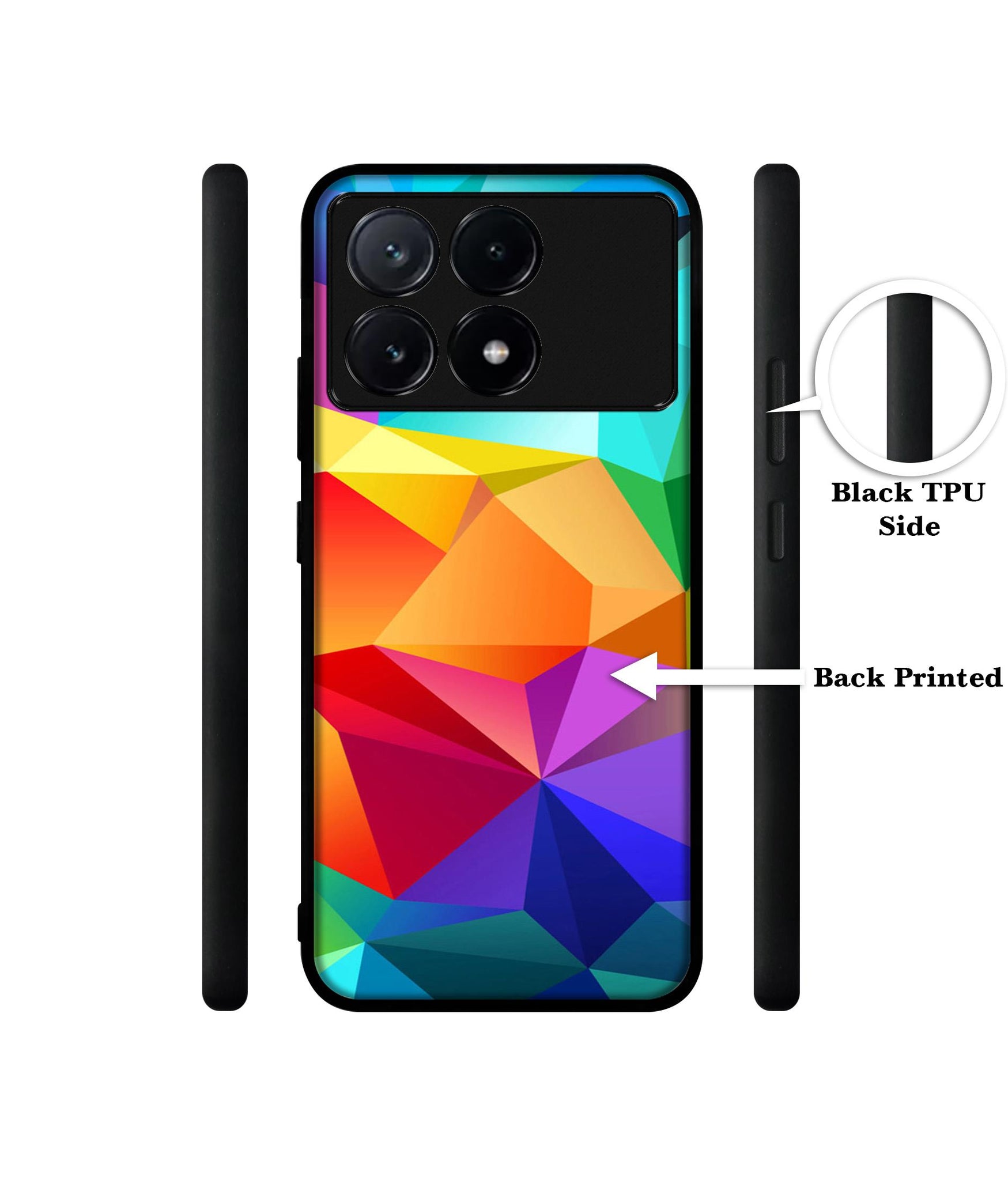 Colorful Pattern Design Designer 2D Printed Back Case Cover for Poco X6 Pro 5G / Mi Redmi K70E 5G