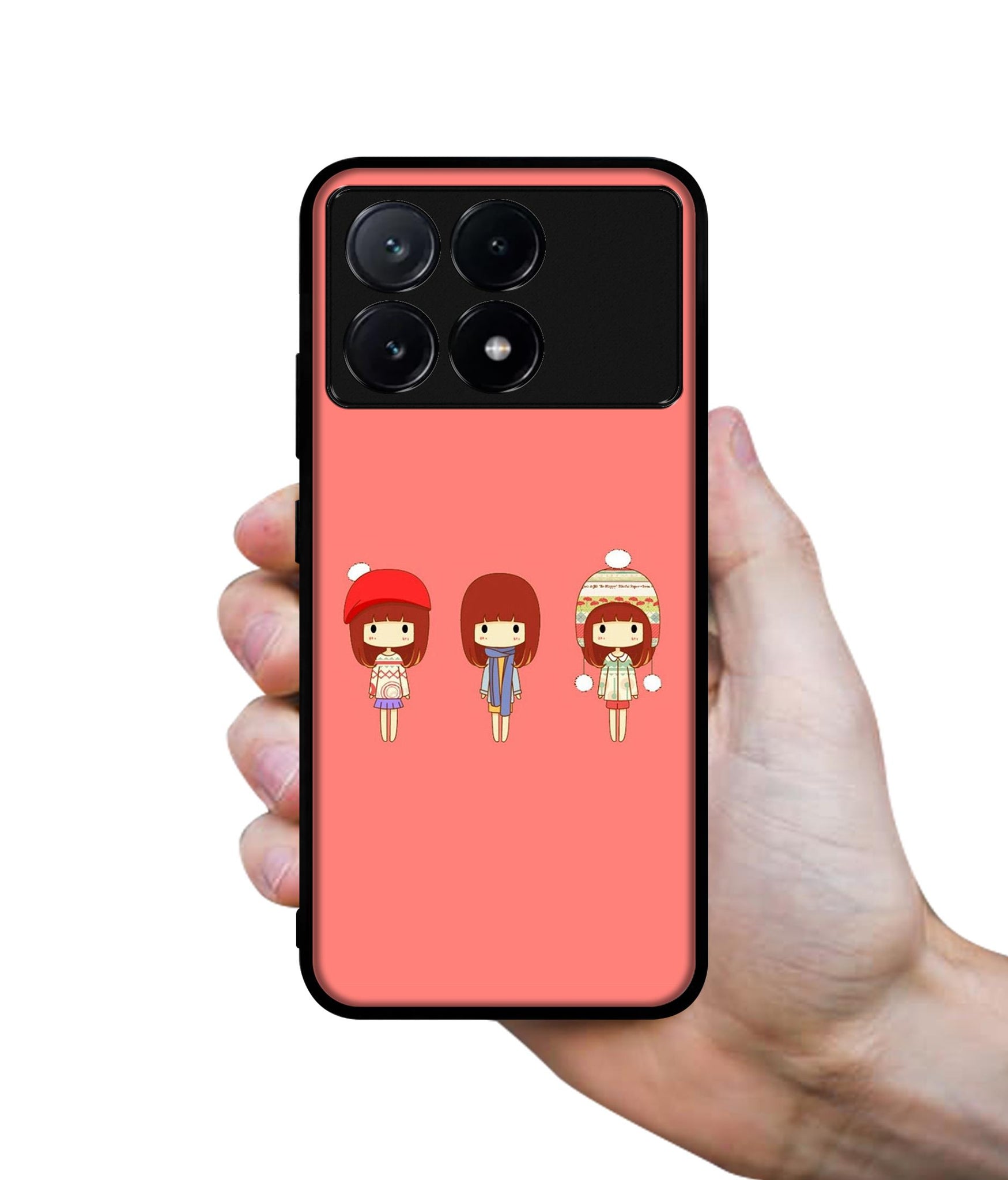 Cute Girls Design Designer 2D Printed Back Case Cover for Poco X6 Pro 5G / Mi Redmi K70E 5G