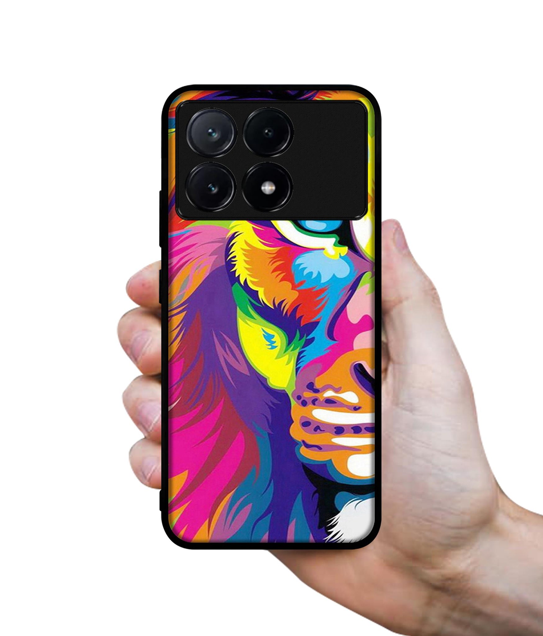 Lion Design Designer 2D Printed Back Case Cover for Poco X6 Pro 5G / Mi Redmi K70E 5G