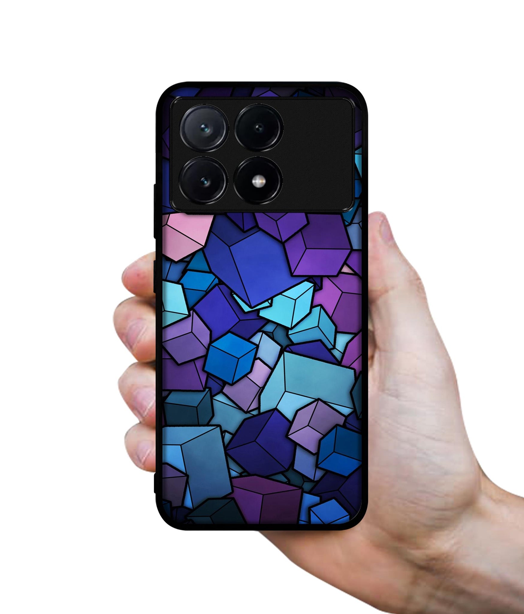 Color Box Design Designer 2D Printed Back Case Cover for Poco X6 Pro 5G / Mi Redmi K70E 5G