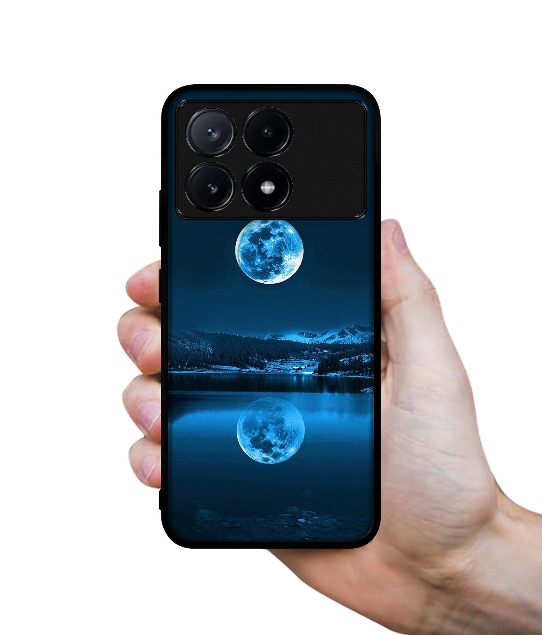 Moon Pattern Print Design Designer 2D Printed Back Case Cover for Poco X6 Pro 5G / Mi Redmi K70E 5G