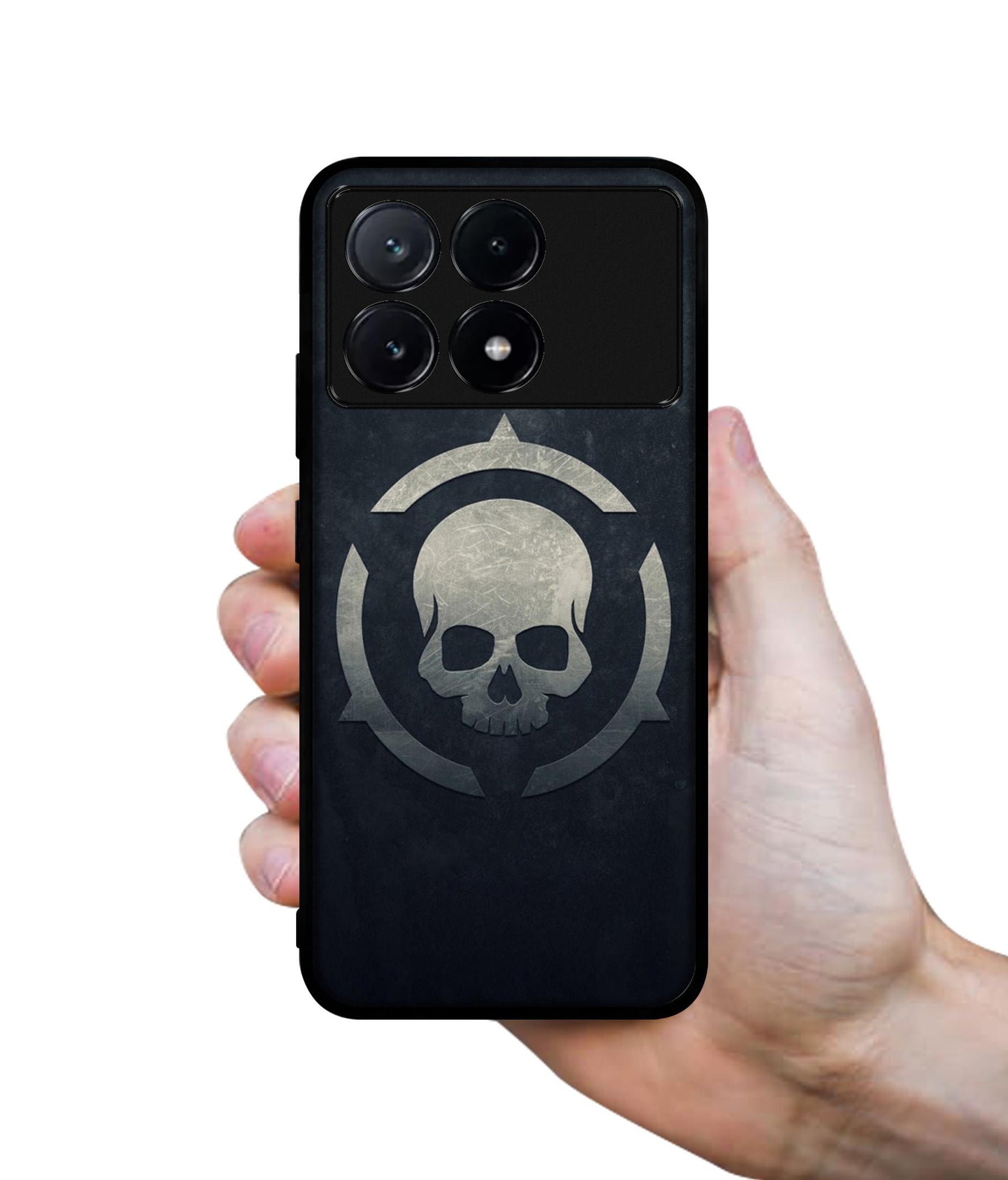 Skull Pattern Print Design Designer 2D Printed Back Case Cover for Poco X6 Pro 5G / Mi Redmi K70E 5G