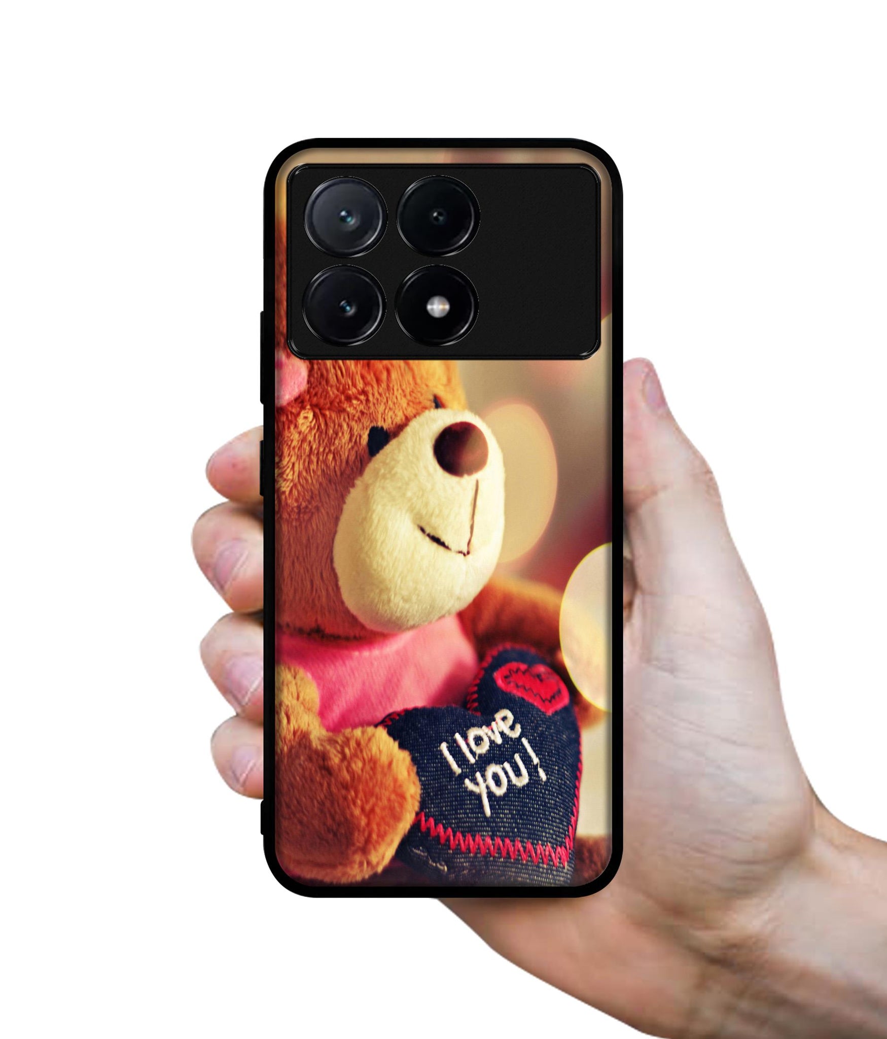 Teddy Bear Design Designer 2D Printed Back Case Cover for Poco X6 Pro 5G / Mi Redmi K70E 5G