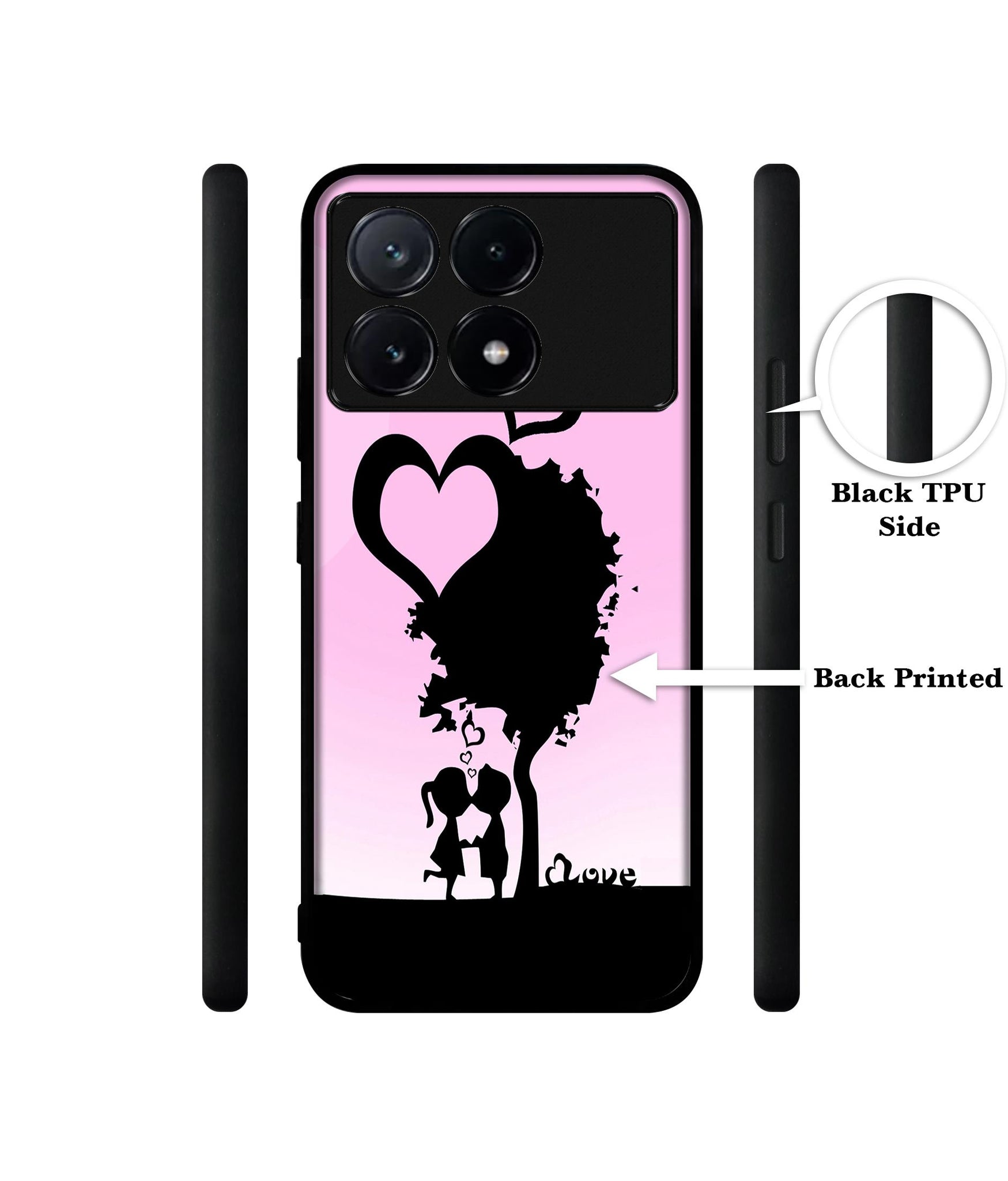 Sweet Love Design Designer 2D Printed Back Case Cover for Poco X6 Pro 5G / Mi Redmi K70E 5G