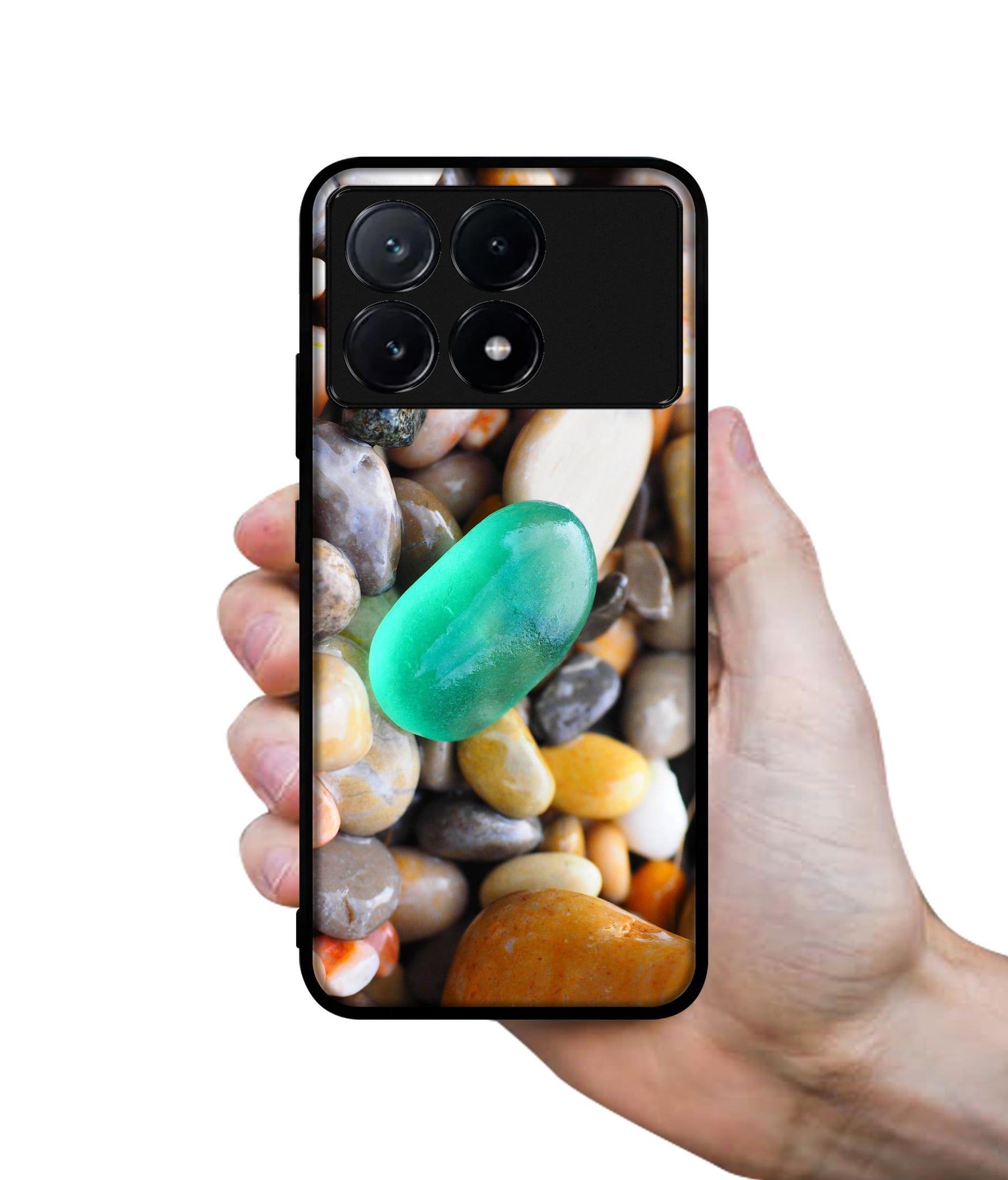 Sea Stones Design Designer 2D Printed Back Case Cover for Poco X6 Pro 5G / Mi Redmi K70E 5G
