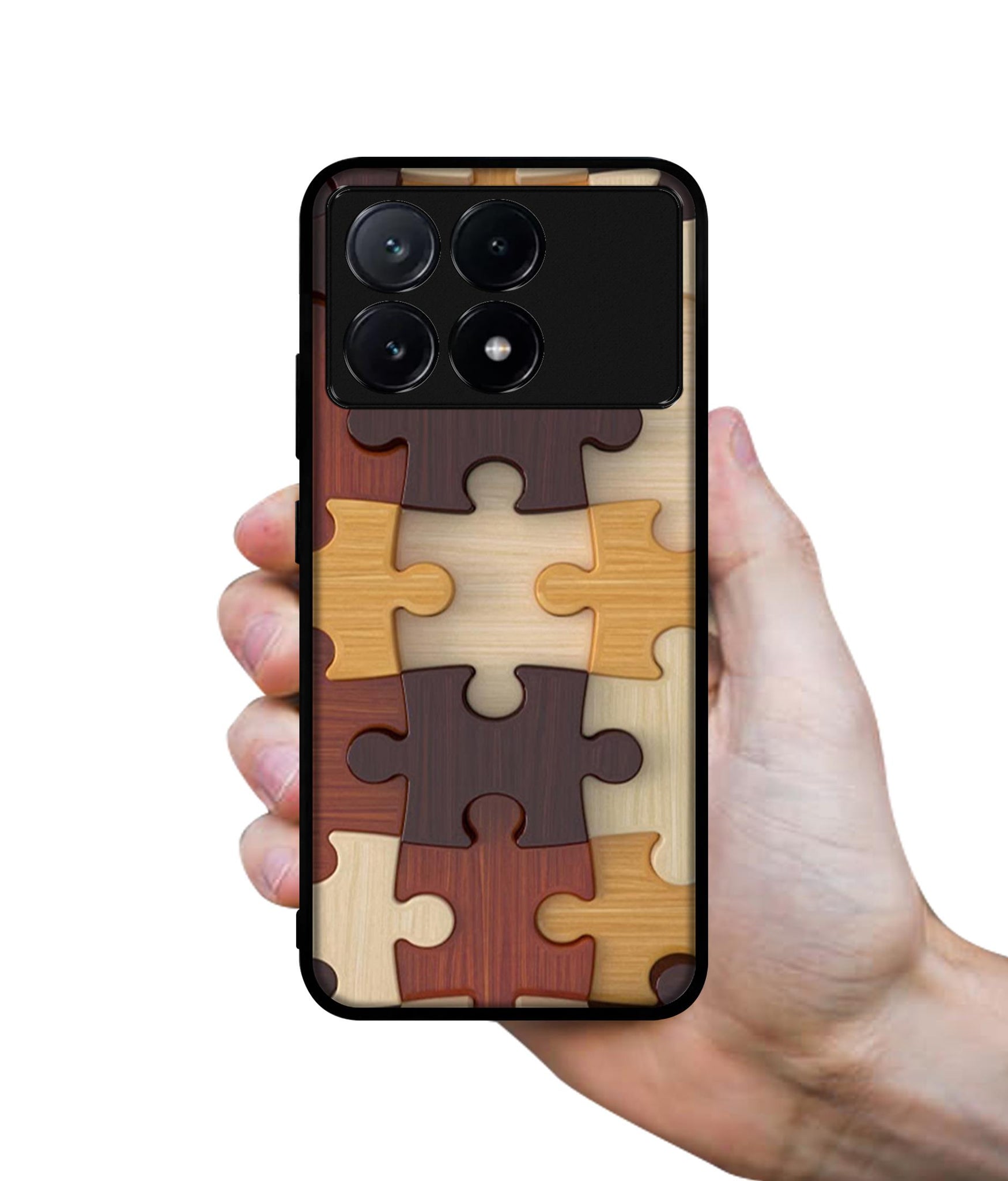 Puzzle Pattern Design Designer 2D Printed Back Case Cover for Poco X6 Pro 5G / Mi Redmi K70E 5G
