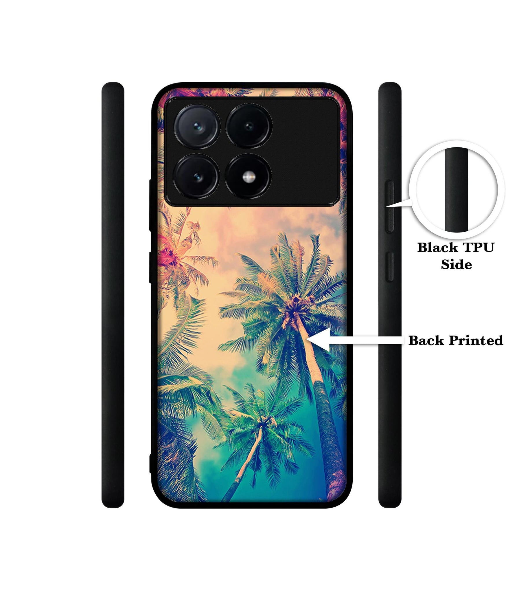 Trees Design Designer 2D Printed Back Case Cover for Poco X6 Pro 5G / Mi Redmi K70E 5G