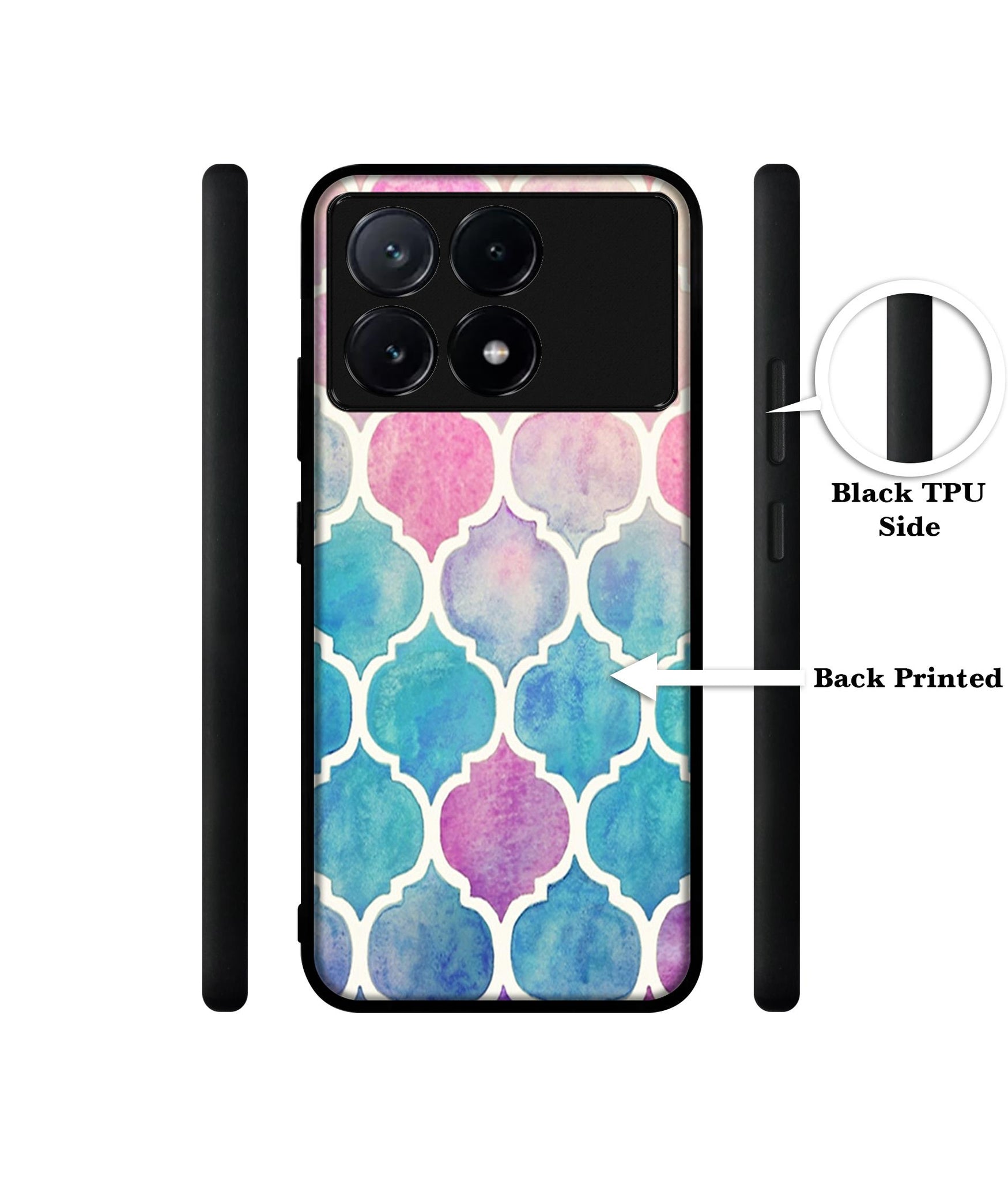 Patterns Art Design Designer 2D Printed Back Case Cover for Poco X6 Pro 5G / Mi Redmi K70E 5G