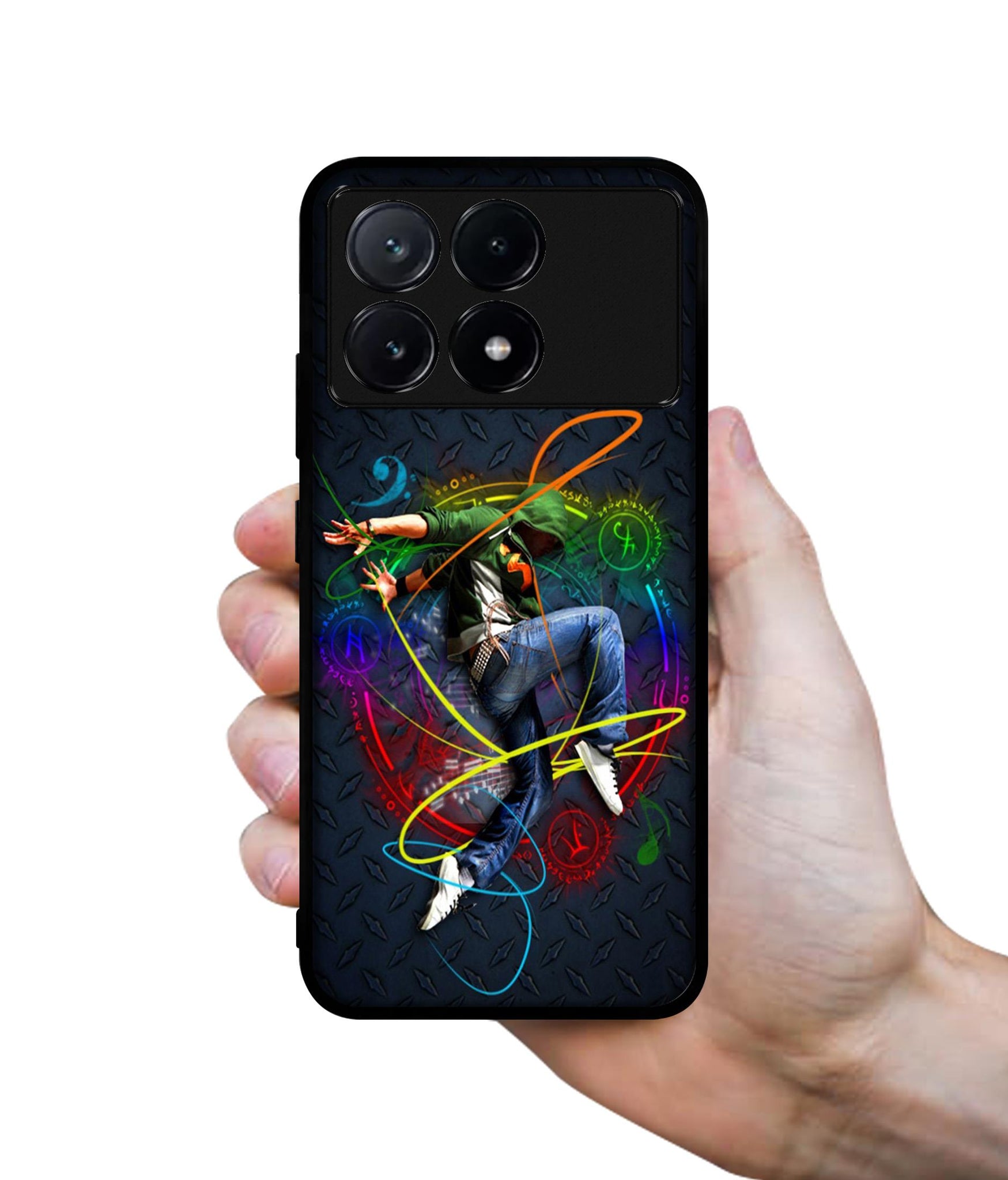 Boy With Music Design Designer 2D Printed Back Case Cover for Poco X6 Pro 5G / Mi Redmi K70E 5G