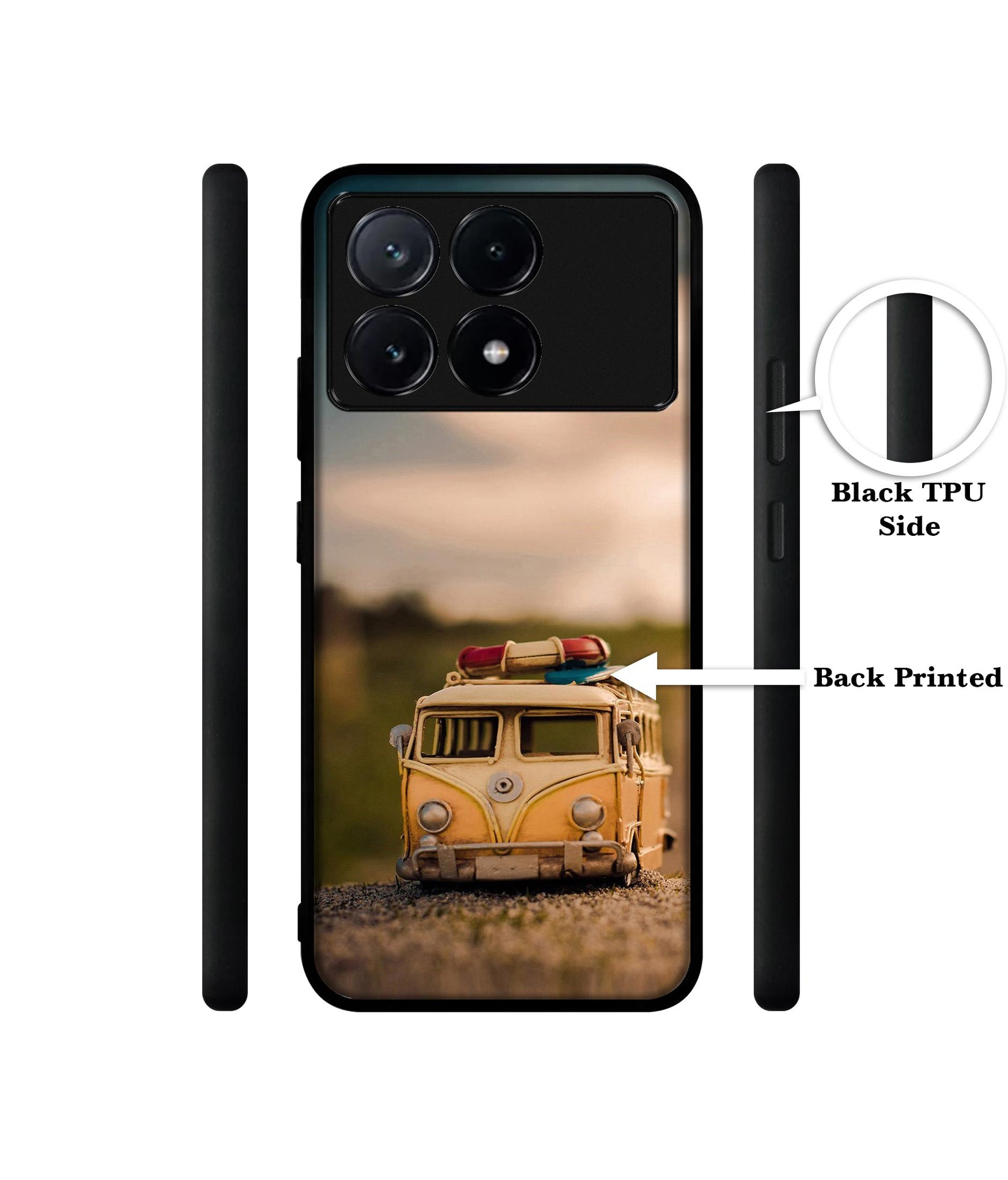 Toy Car Design Designer 2D Printed Back Case Cover for Poco X6 Pro 5G / Mi Redmi K70E 5G
