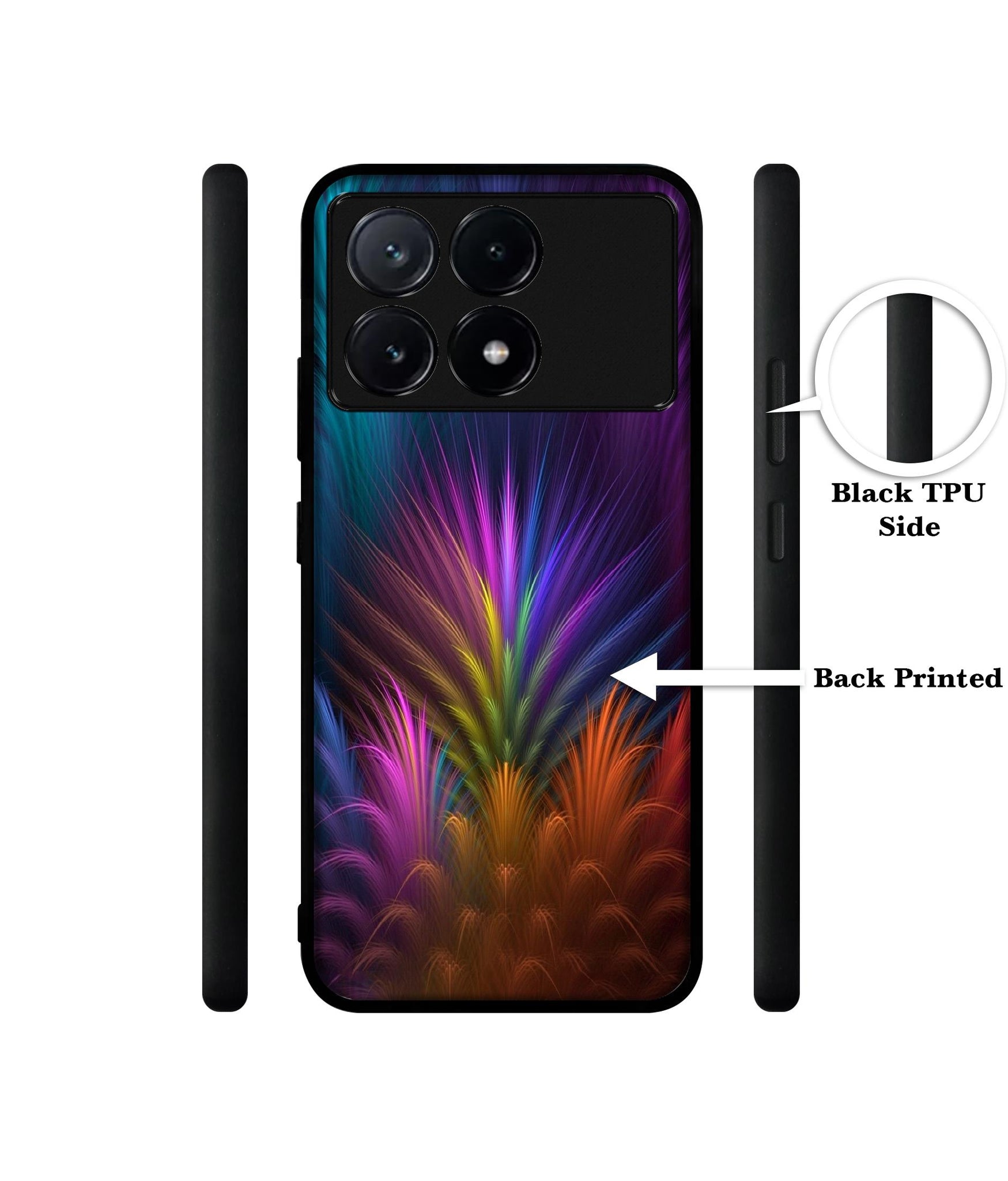 Multicoloured Design Designer 2D Printed Back Case Cover for Poco X6 Pro 5G / Mi Redmi K70E 5G