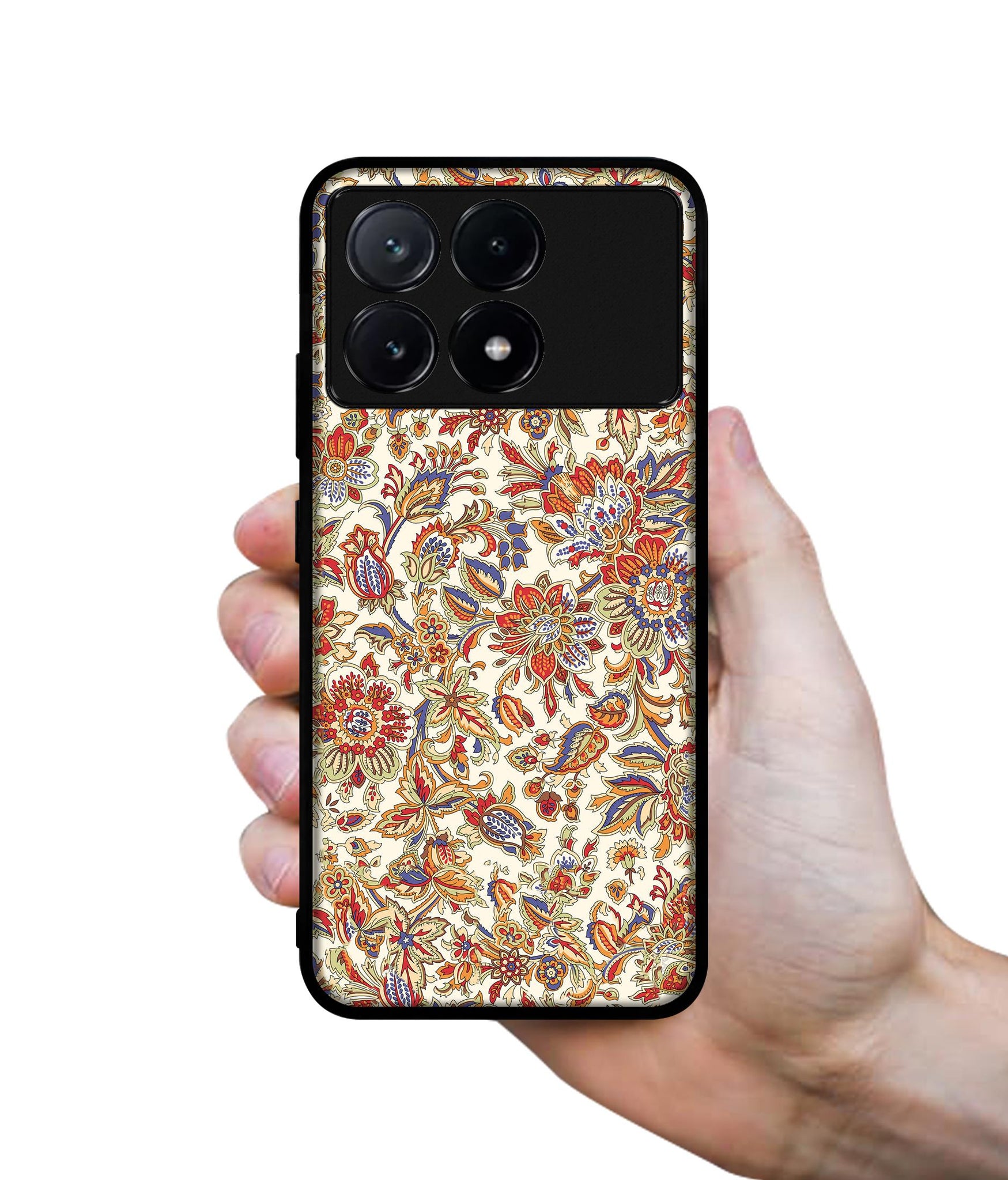 Floral Design Designer 2D Printed Back Case Cover for Poco X6 Pro 5G / Mi Redmi K70E 5G
