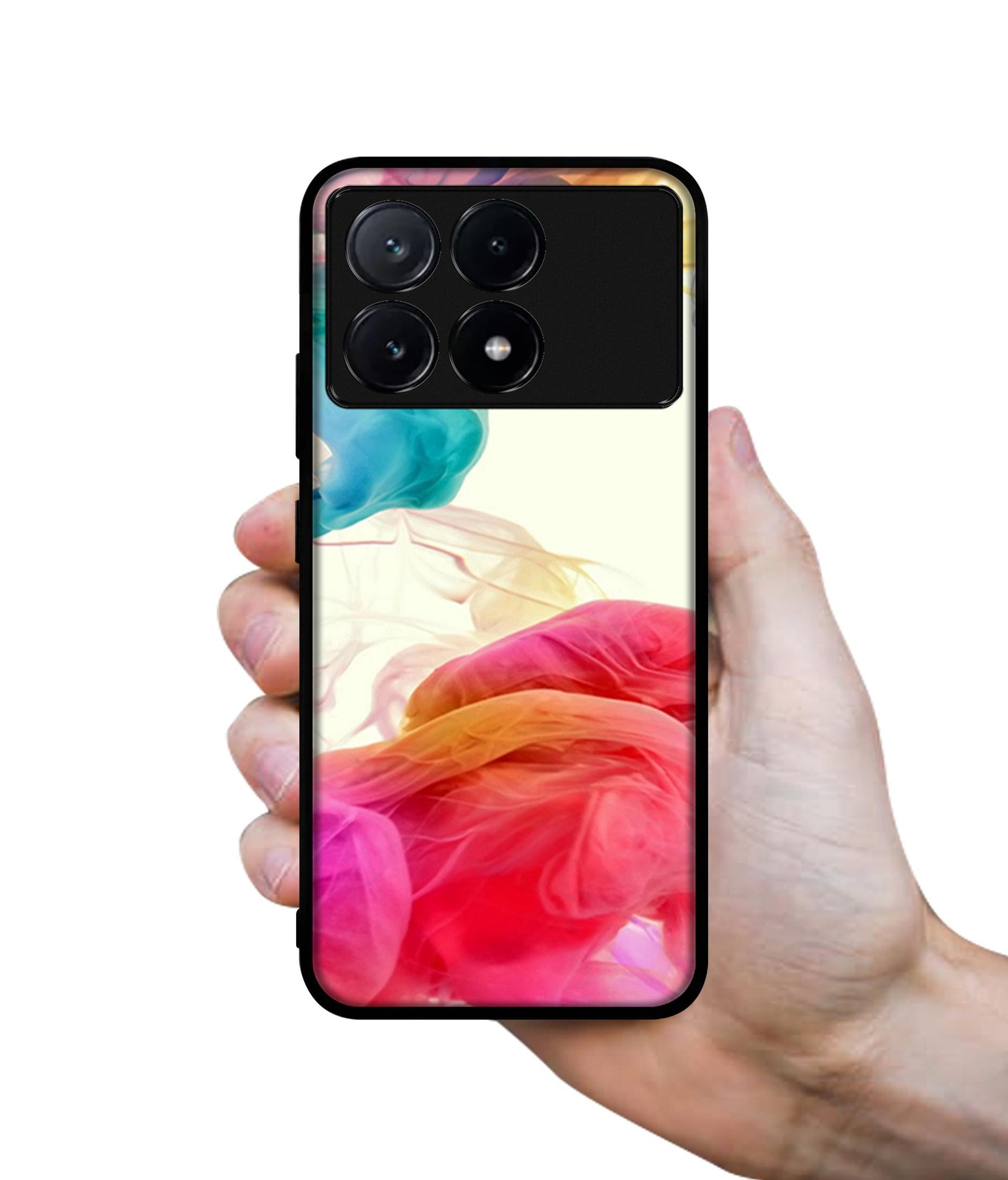 Colored Smoke Design Designer 2D Printed Back Case Cover for Poco X6 Pro 5G / Mi Redmi K70E 5G
