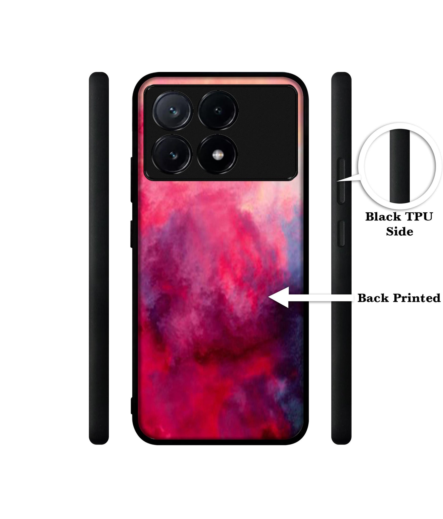 Holi Color Design Designer 2D Printed Back Case Cover for Poco X6 Pro 5G / Mi Redmi K70E 5G