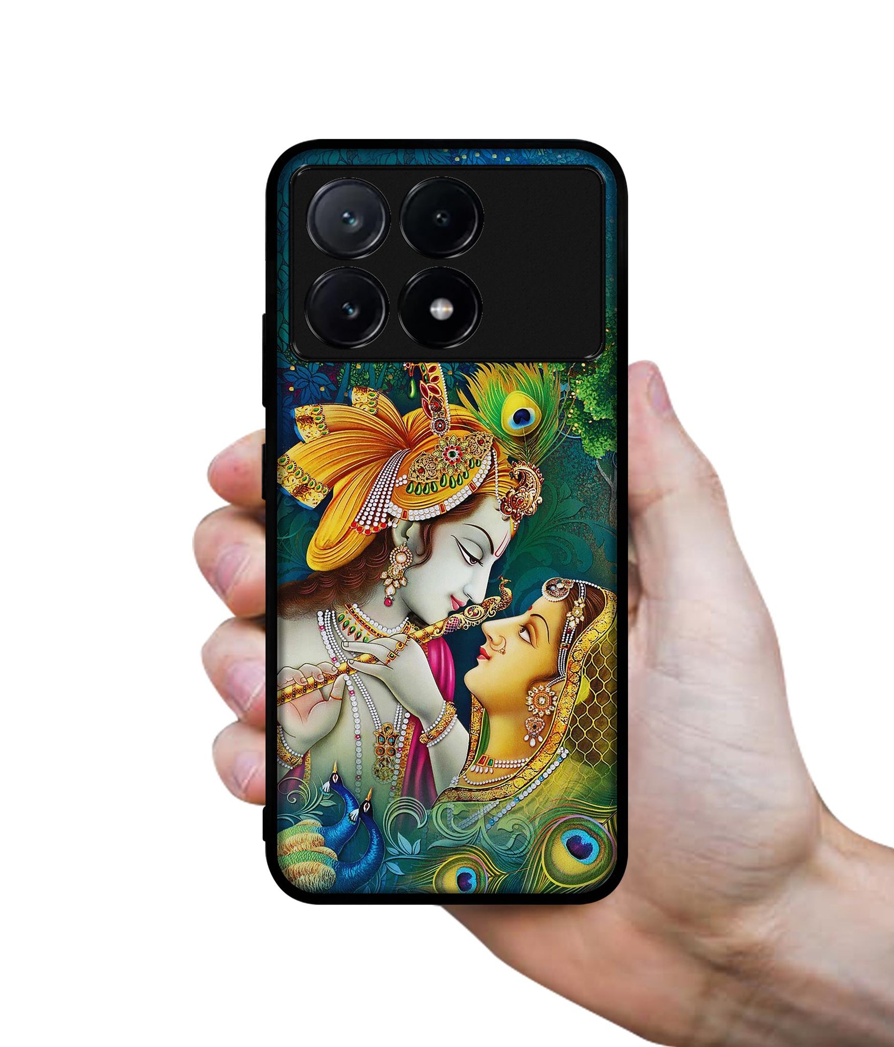 Radha Kishan Love Design Designer 2D Printed Back Case Cover for Poco X6 Pro 5G / Mi Redmi K70E 5G