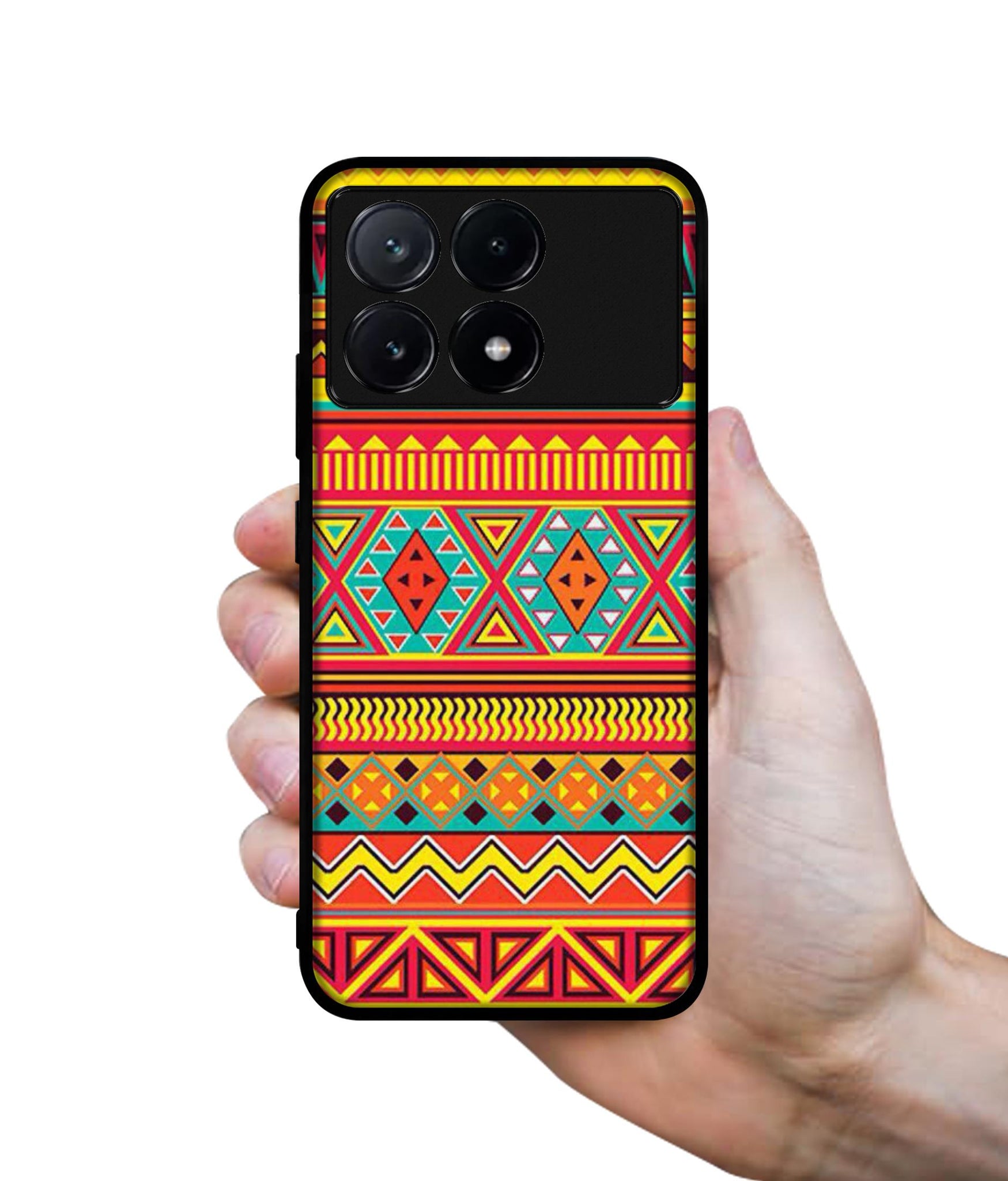 Artistic Rangoli Design Designer 2D Printed Back Case Cover for Poco X6 Pro 5G / Mi Redmi K70E 5G