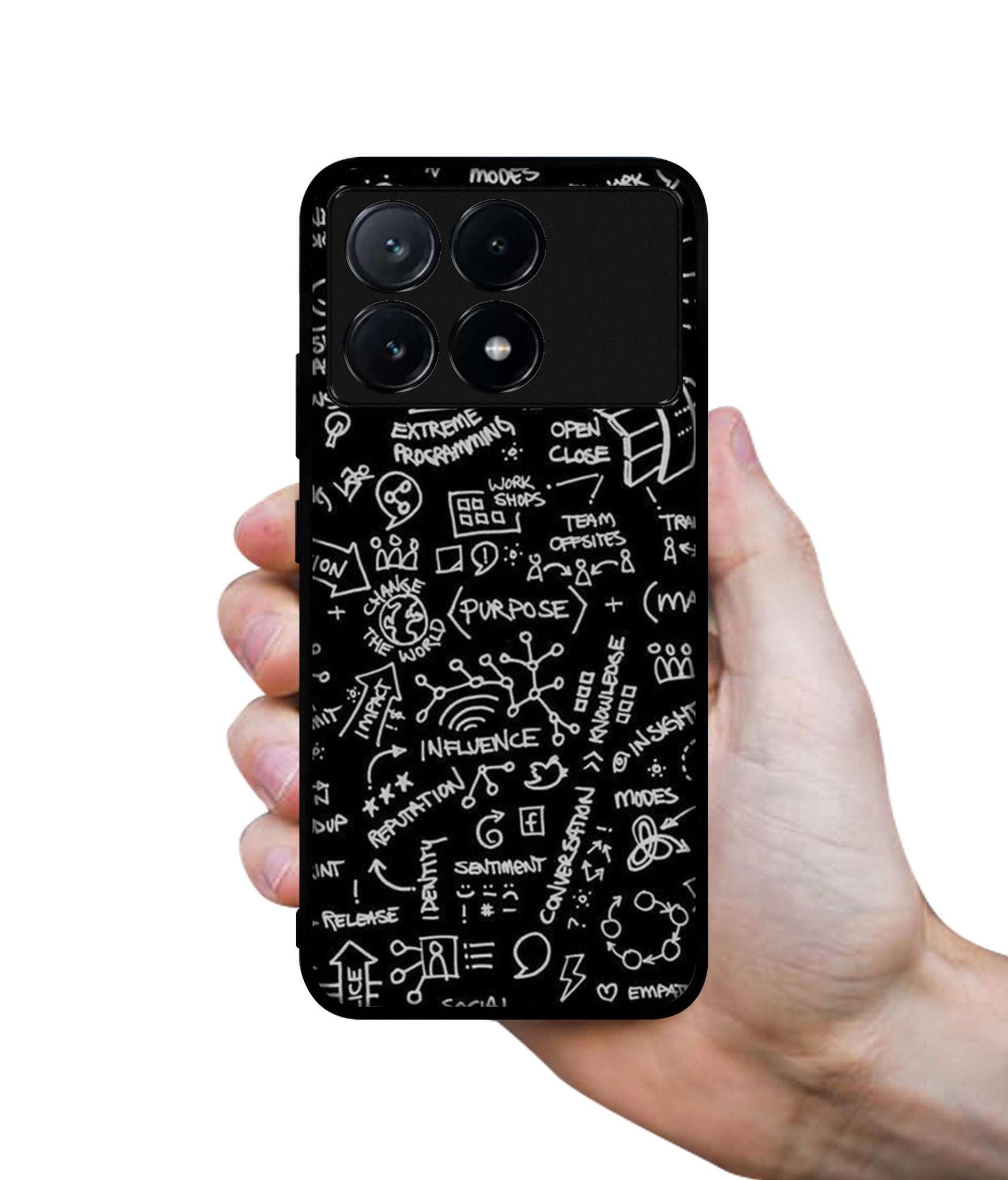 Formulas Design Designer 2D Printed Back Case Cover for Poco X6 Pro 5G / Mi Redmi K70E 5G