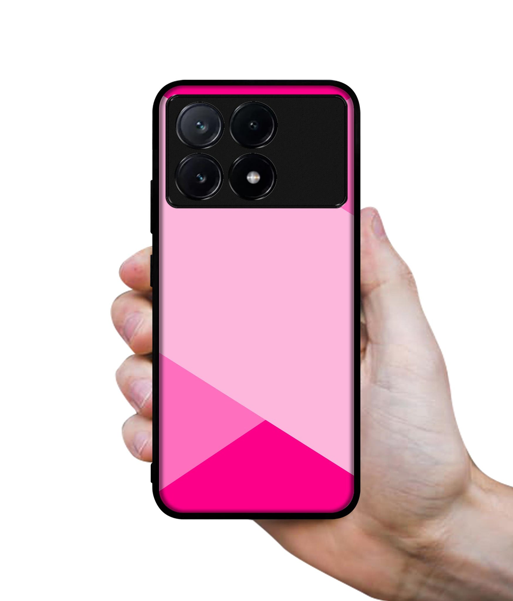 Pink Cross Vector Design Designer 2D Printed Back Case Cover for Poco X6 Pro 5G / Mi Redmi K70E 5G