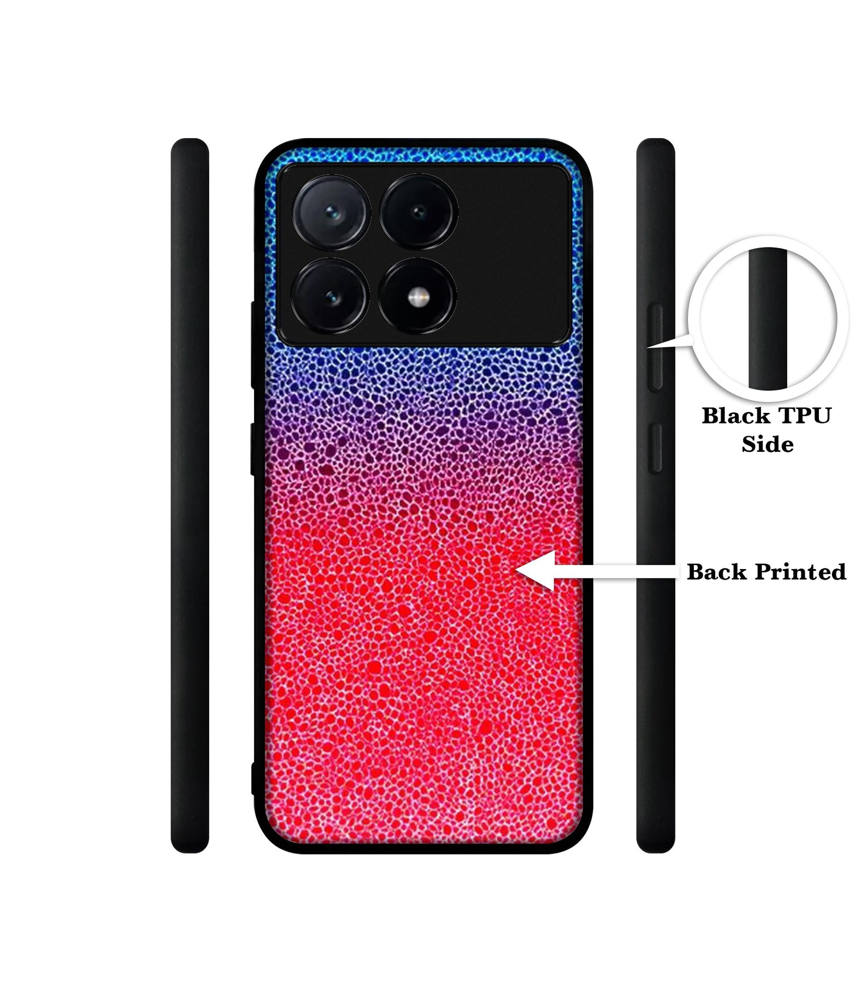 Bubbles Design Designer 2D Printed Back Case Cover for Poco X6 Pro 5G / Mi Redmi K70E 5G