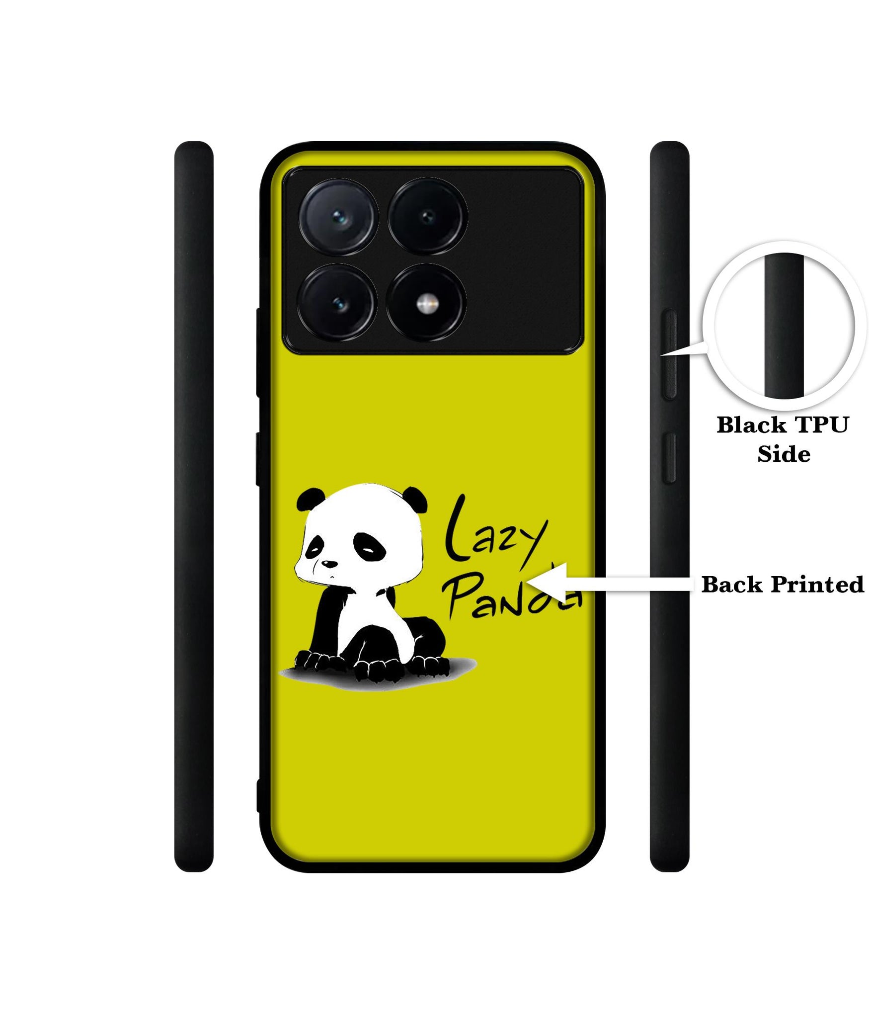 Lazy Panda Design Designer 2D Printed Back Case Cover for Poco X6 Pro 5G / Mi Redmi K70E 5G