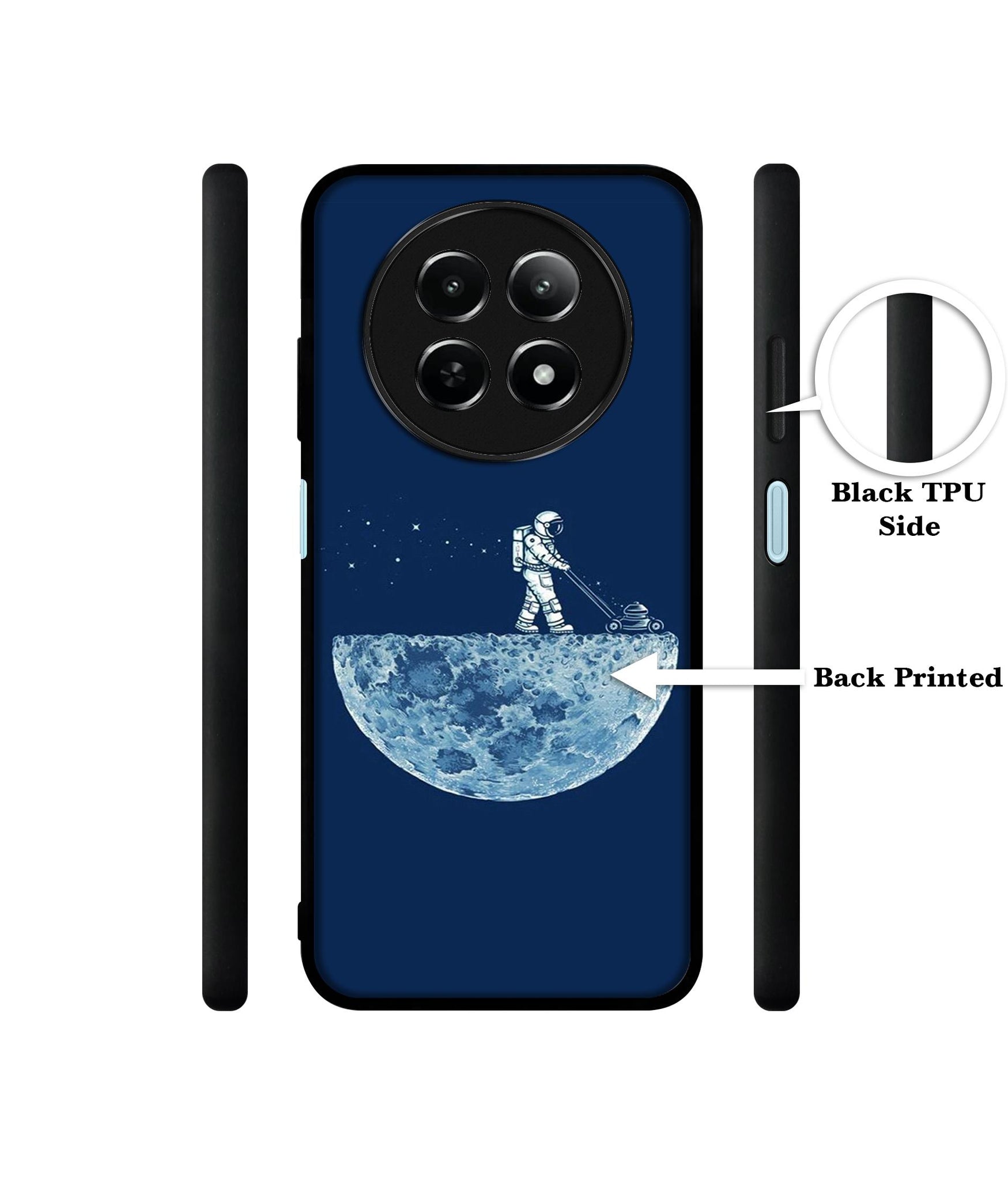 Moon Walk Design Designer 2D Printed Back Case Cover for Realme 12 5G / 13 5G / 12x 5G / C65 5G / Narzo 70x 5G / N65 5G