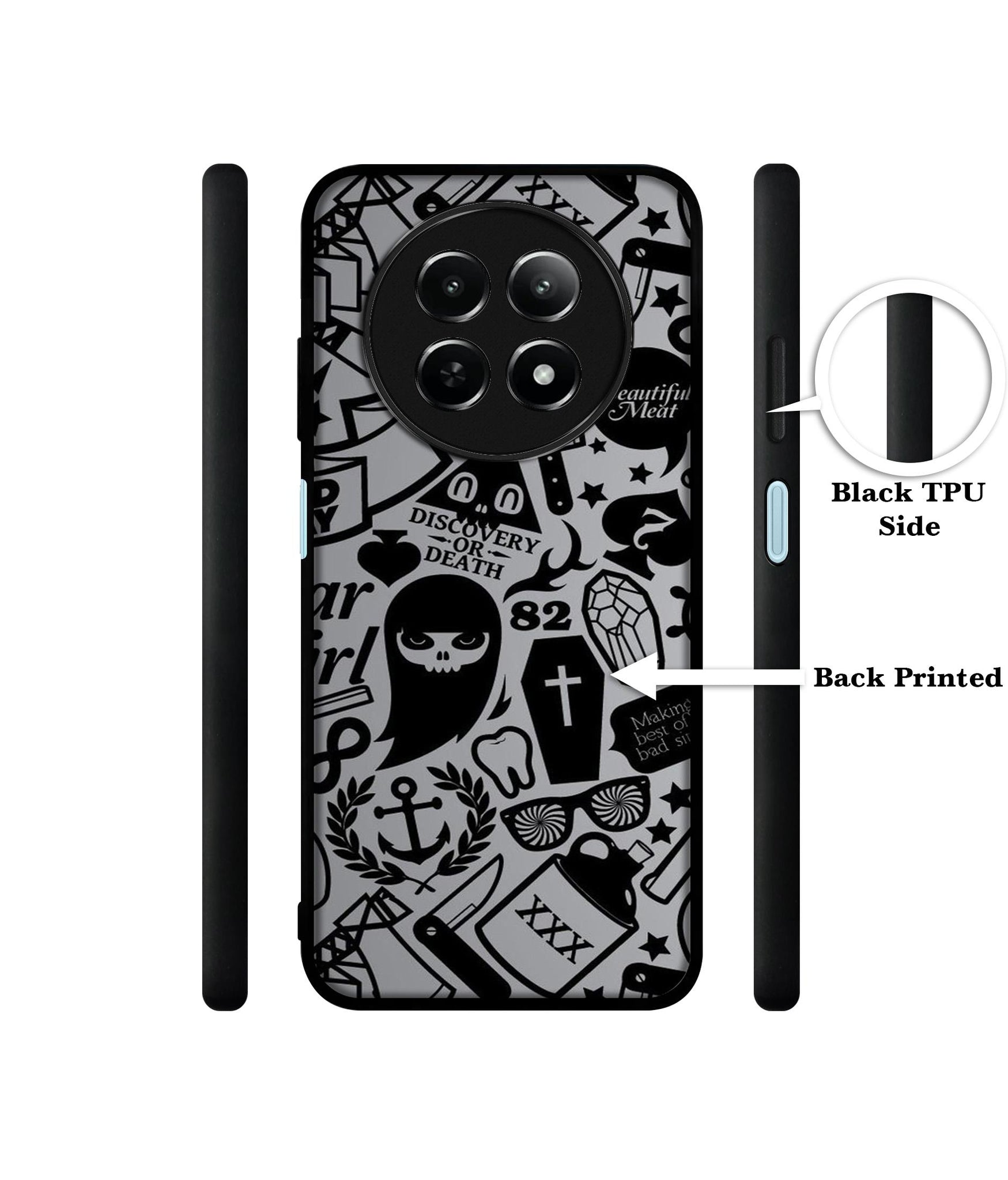 Discover Or Death Design Designer 2D Printed Back Case Cover for Realme 12 5G / 13 5G / 12x 5G / C65 5G / Narzo 70x 5G / N65 5G