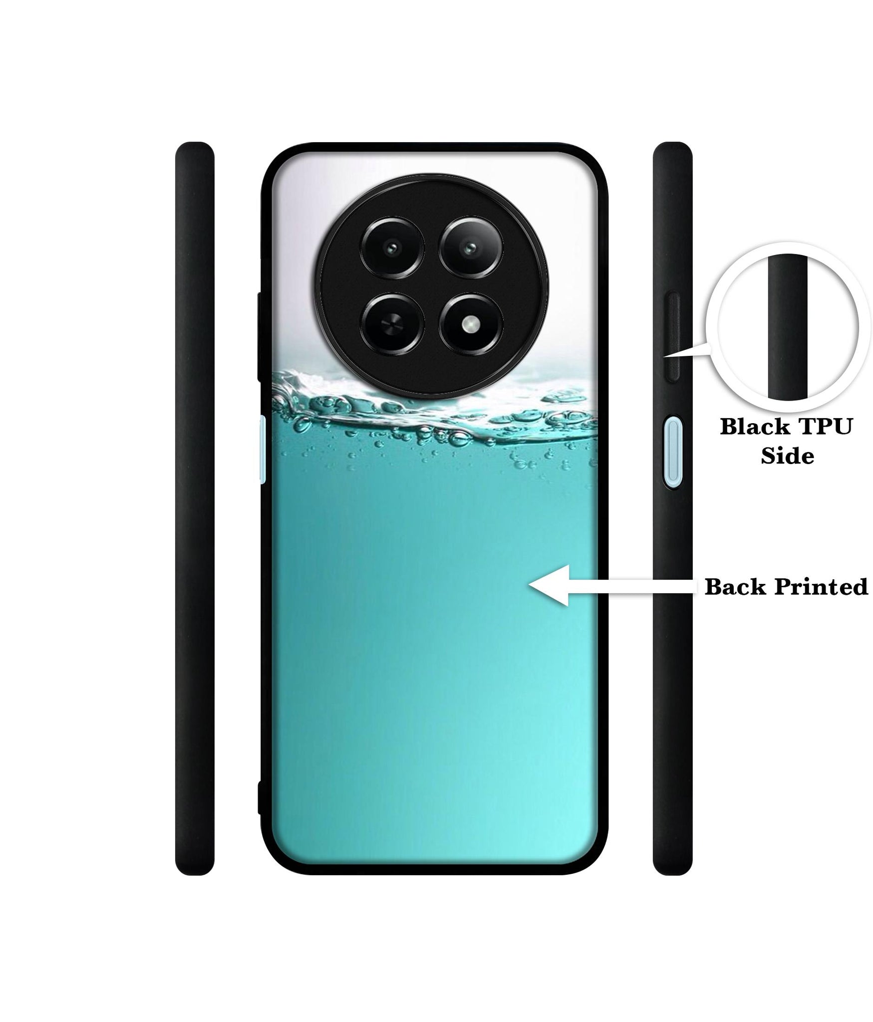 Half Fill Design Designer 2D Printed Back Case Cover for Realme 12 5G / 13 5G / 12x 5G / C65 5G / Narzo 70x 5G / N65 5G