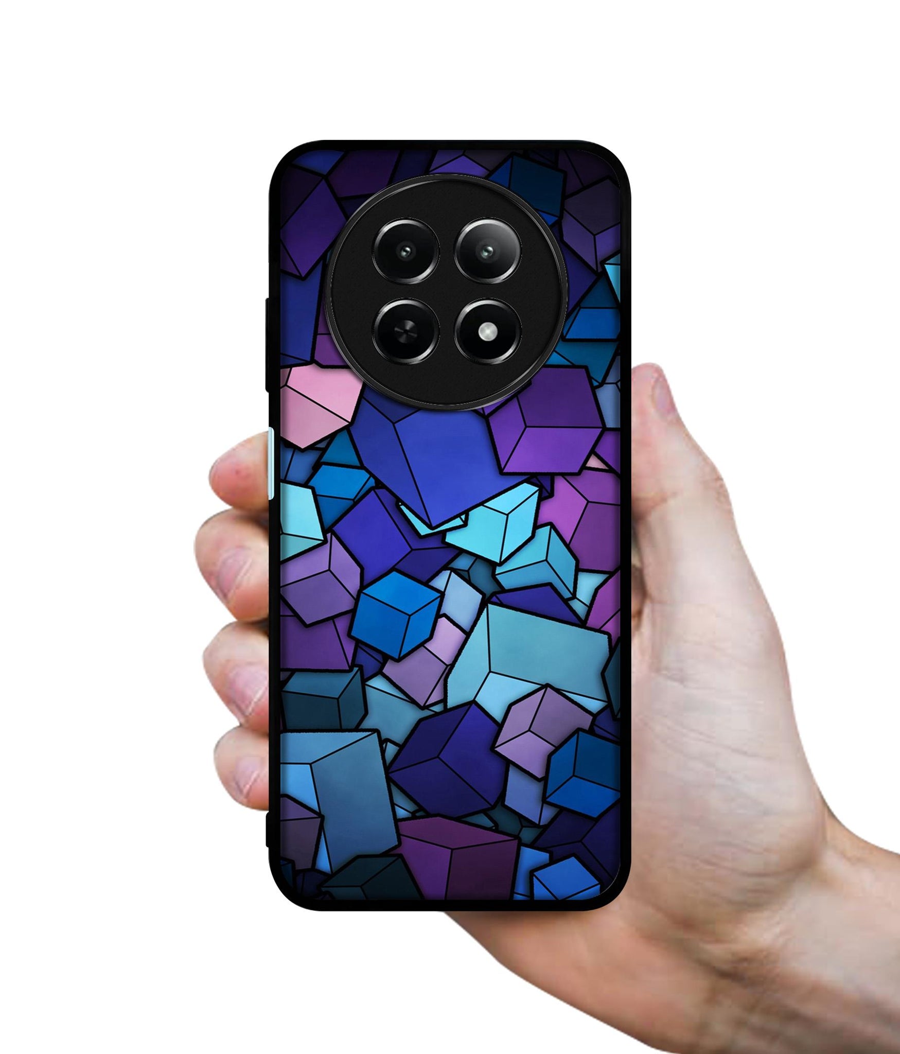 Color Box Design Designer 2D Printed Back Case Cover for Realme 12 5G / 13 5G / 12x 5G / C65 5G / Narzo 70x 5G / N65 5G