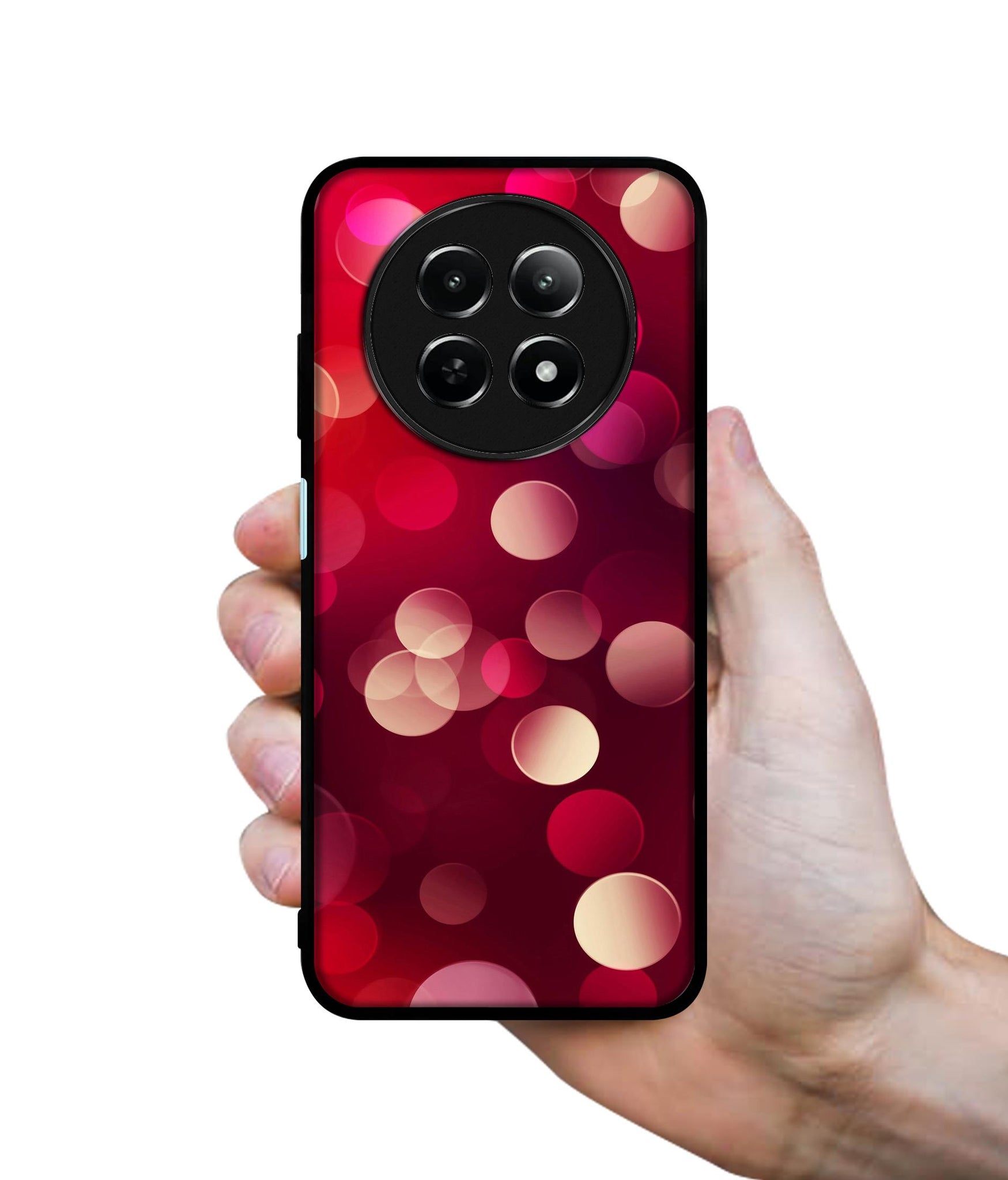 3D Circles Design Designer 2D Printed Back Case Cover for Realme 12 5G / 13 5G / 12x 5G / C65 5G / Narzo 70x 5G / N65 5G