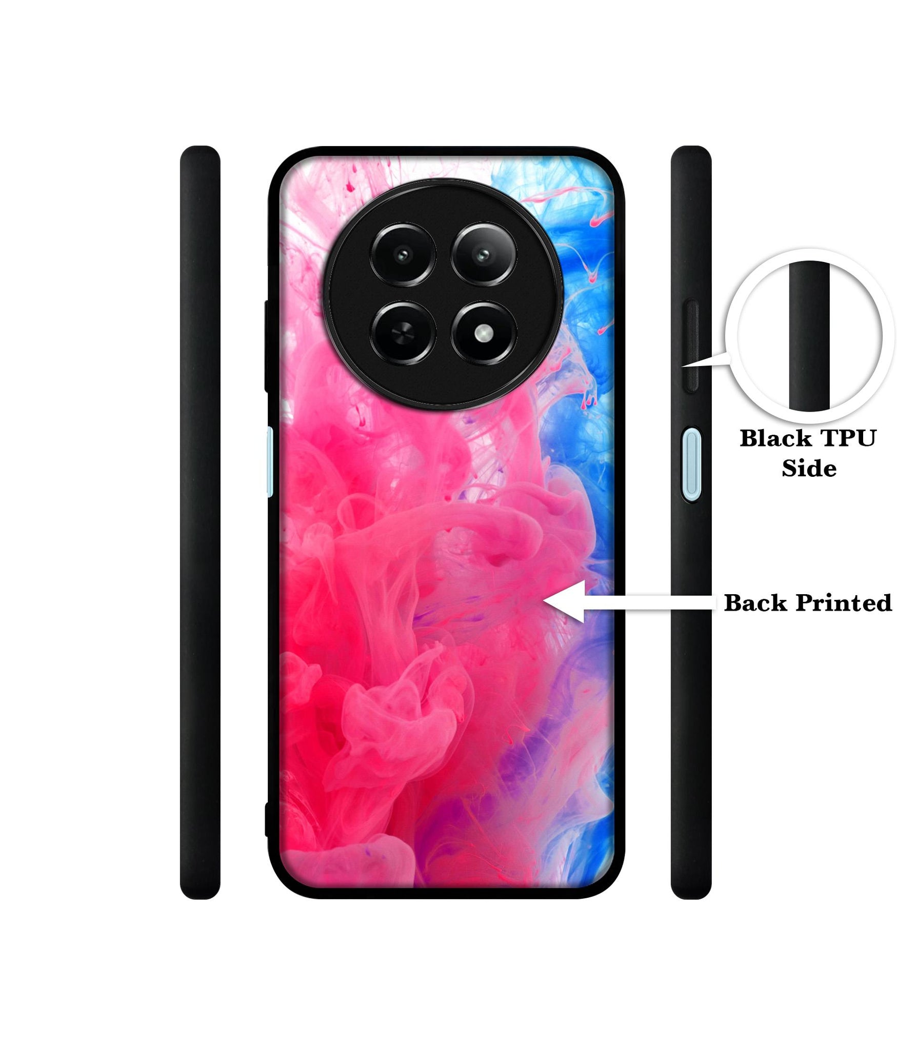 Fractal Paint Design Designer 2D Printed Back Case Cover for Realme 12 5G / 13 5G / 12x 5G / C65 5G / Narzo 70x 5G / N65 5G