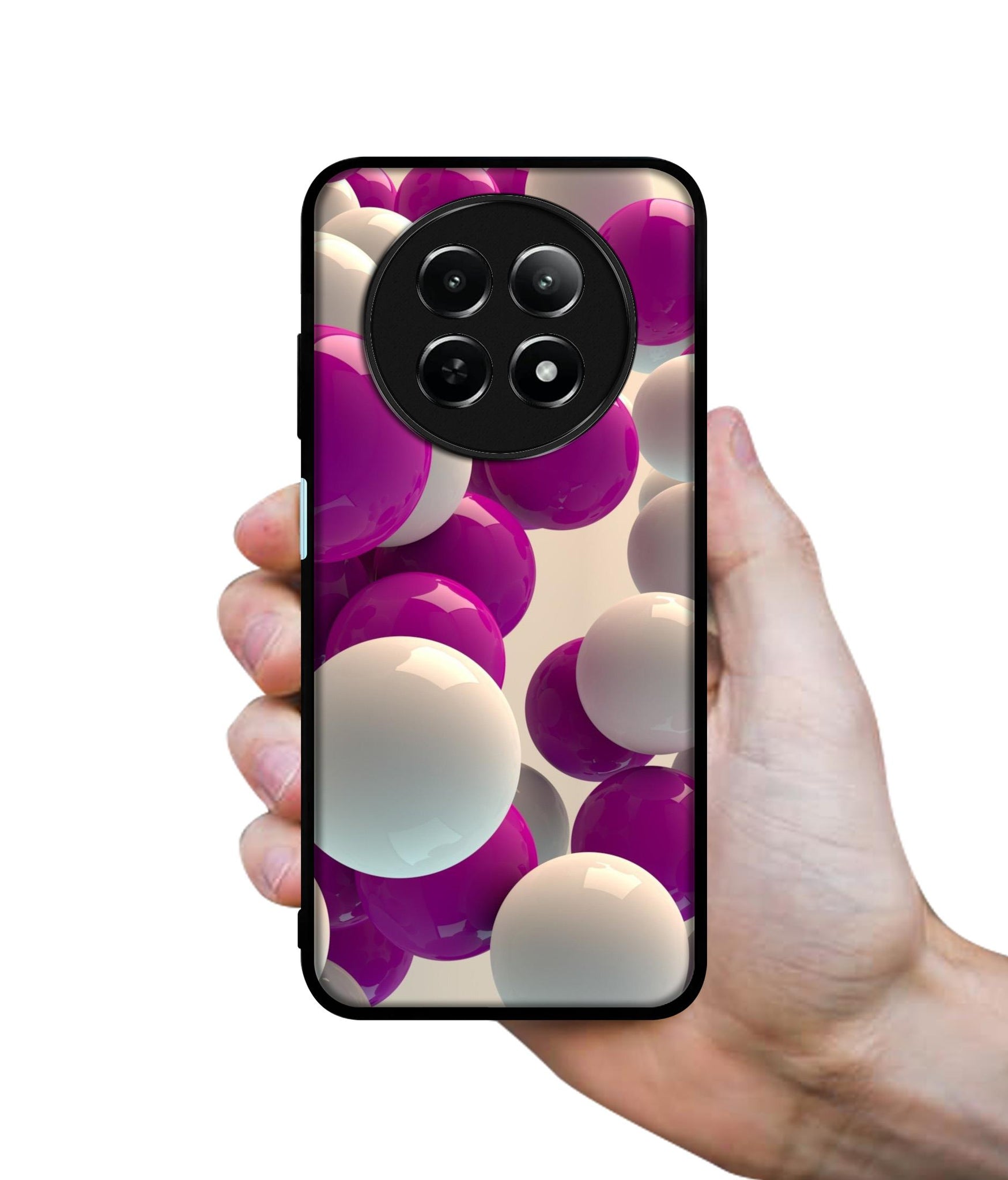 3D Balloons Design Designer 2D Printed Back Case Cover for Realme 12 5G / 13 5G / 12x 5G / C65 5G / Narzo 70x 5G / N65 5G