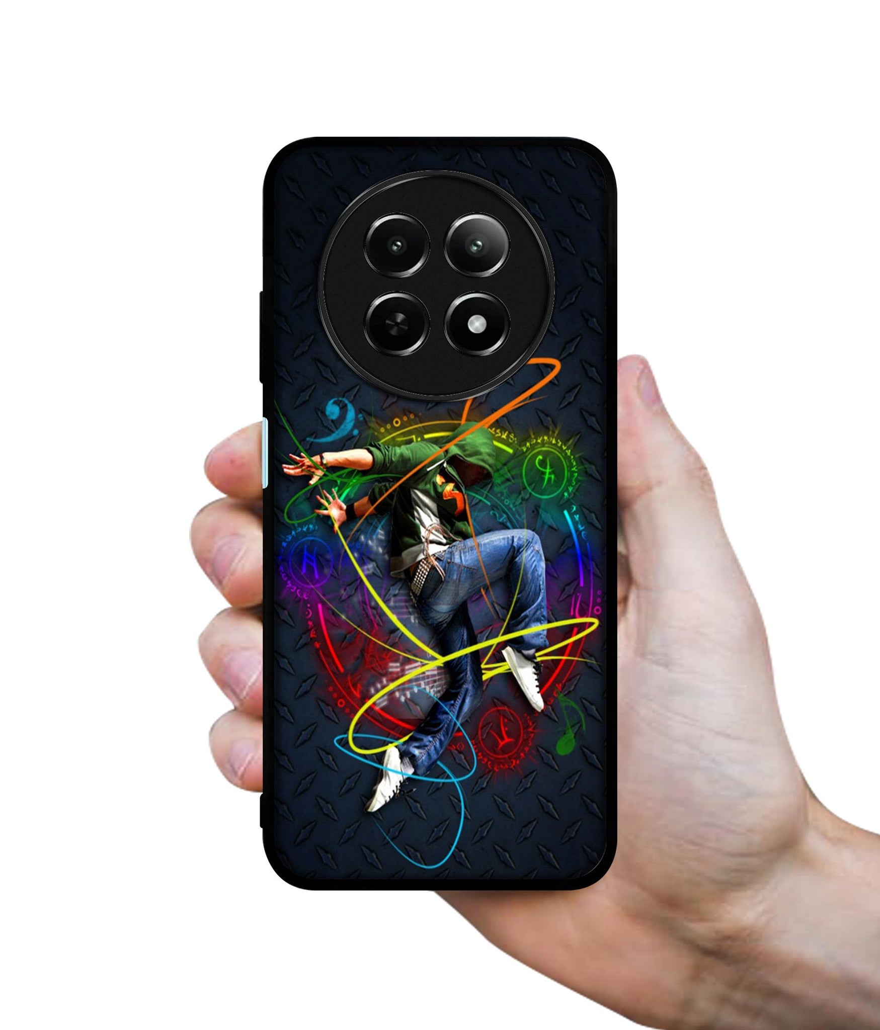 Boy With Music Design Designer 2D Printed Back Case Cover for Realme 12 5G / 13 5G / 12x 5G / C65 5G / Narzo 70x 5G / N65 5G