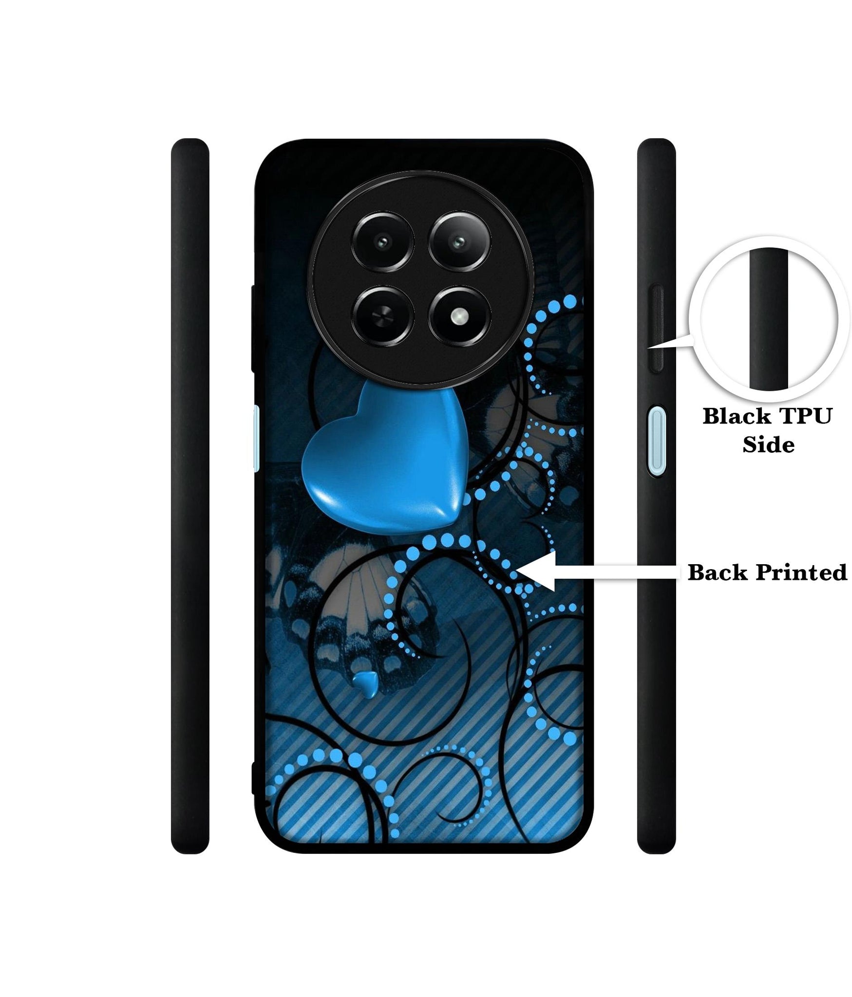 Hart Design Designer 2D Printed Back Case Cover for Realme 12 5G / 13 5G / 12x 5G / C65 5G / Narzo 70x 5G / N65 5G